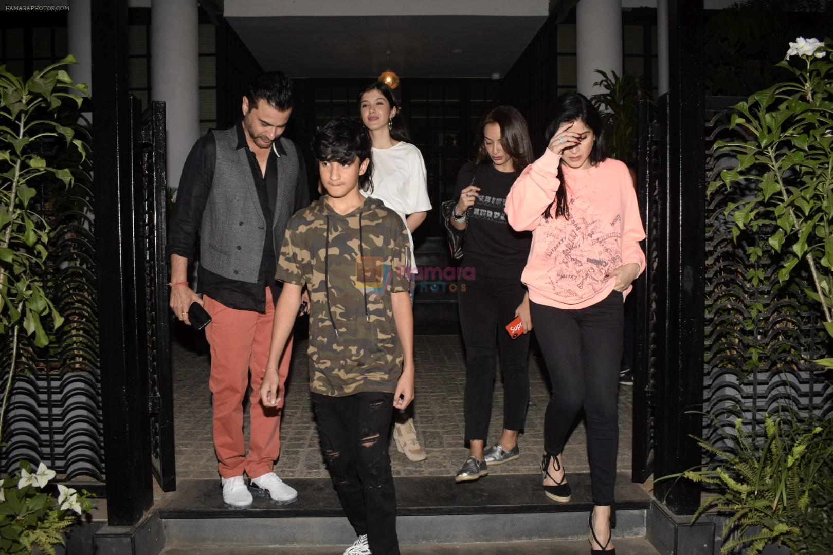 Sanjay Kapoor With Family At Soho House In Juhu on 28th Nov 2018