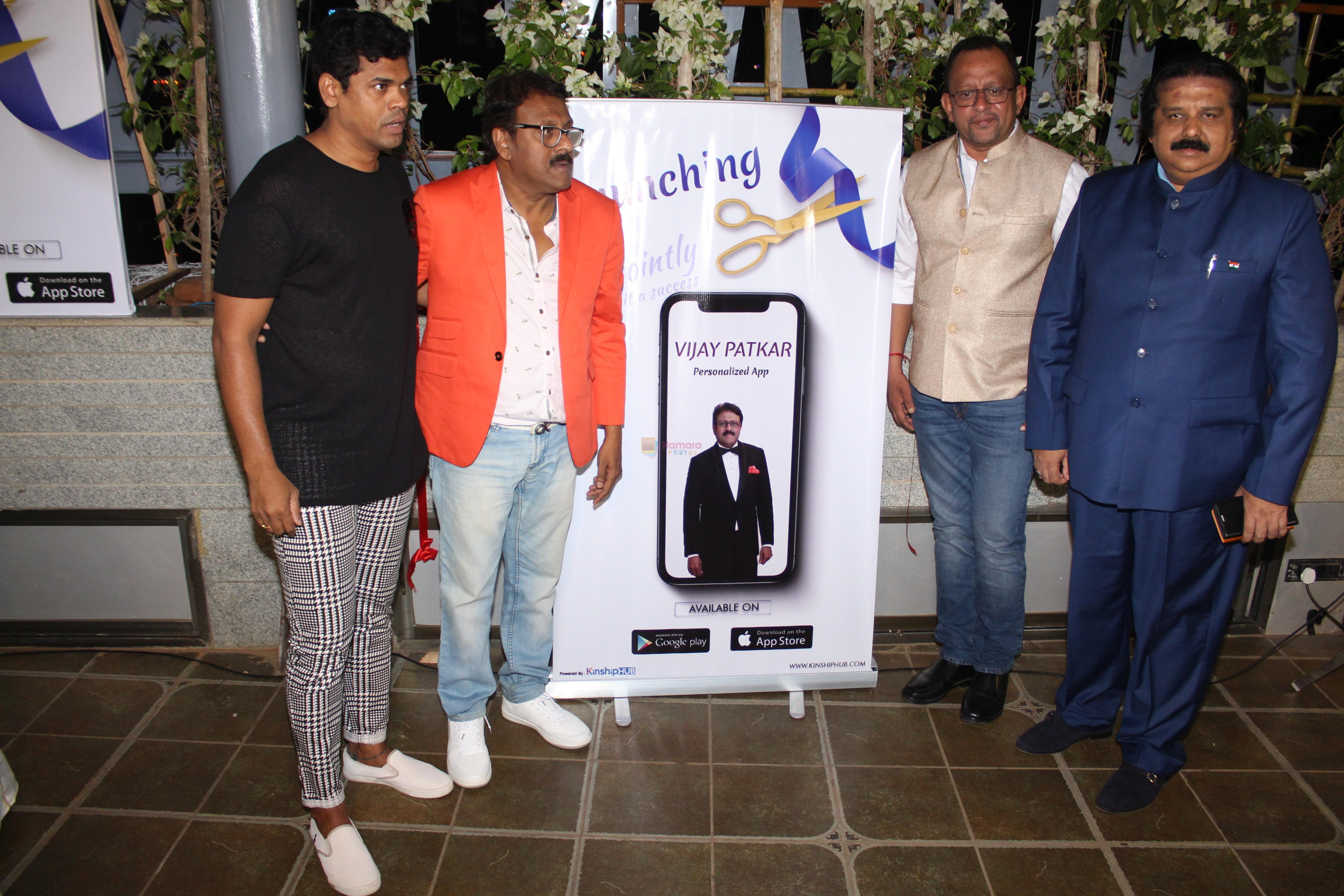 Siddharth Jadhav at the launch of Vijay Patkar Personalised App on 5th Dec 2018