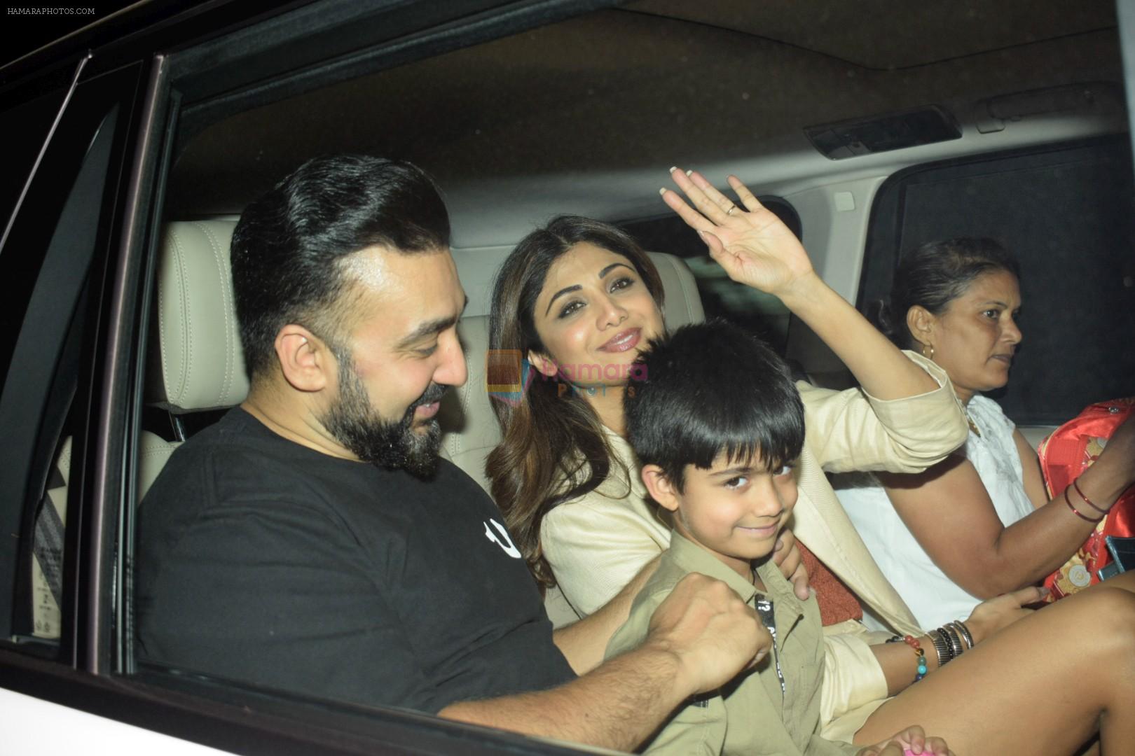 Shilpa Shetty, Raj Kundra at Adira Chopra's Birthday Celebration At Yashraj Studios Andheri on 10th Dec 2018