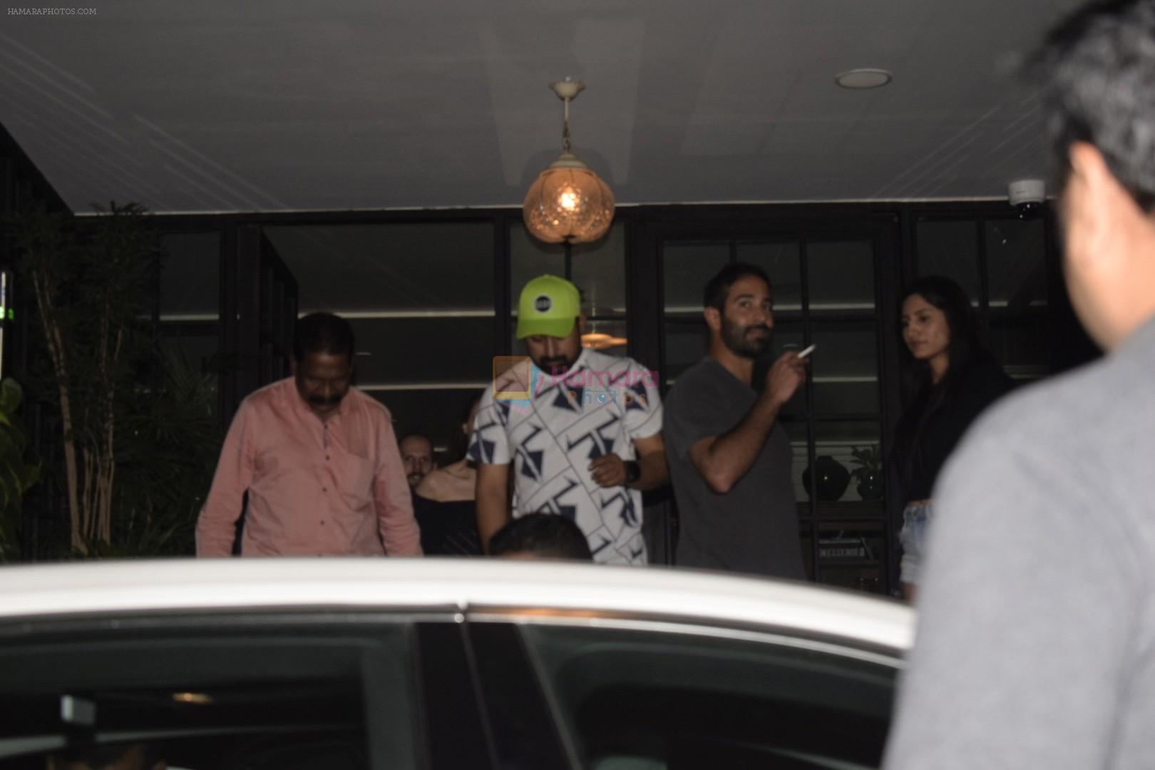 Sunny Leone, Rannvijay Singh Spotted At Soho House Juhu on 9th Dec 2018