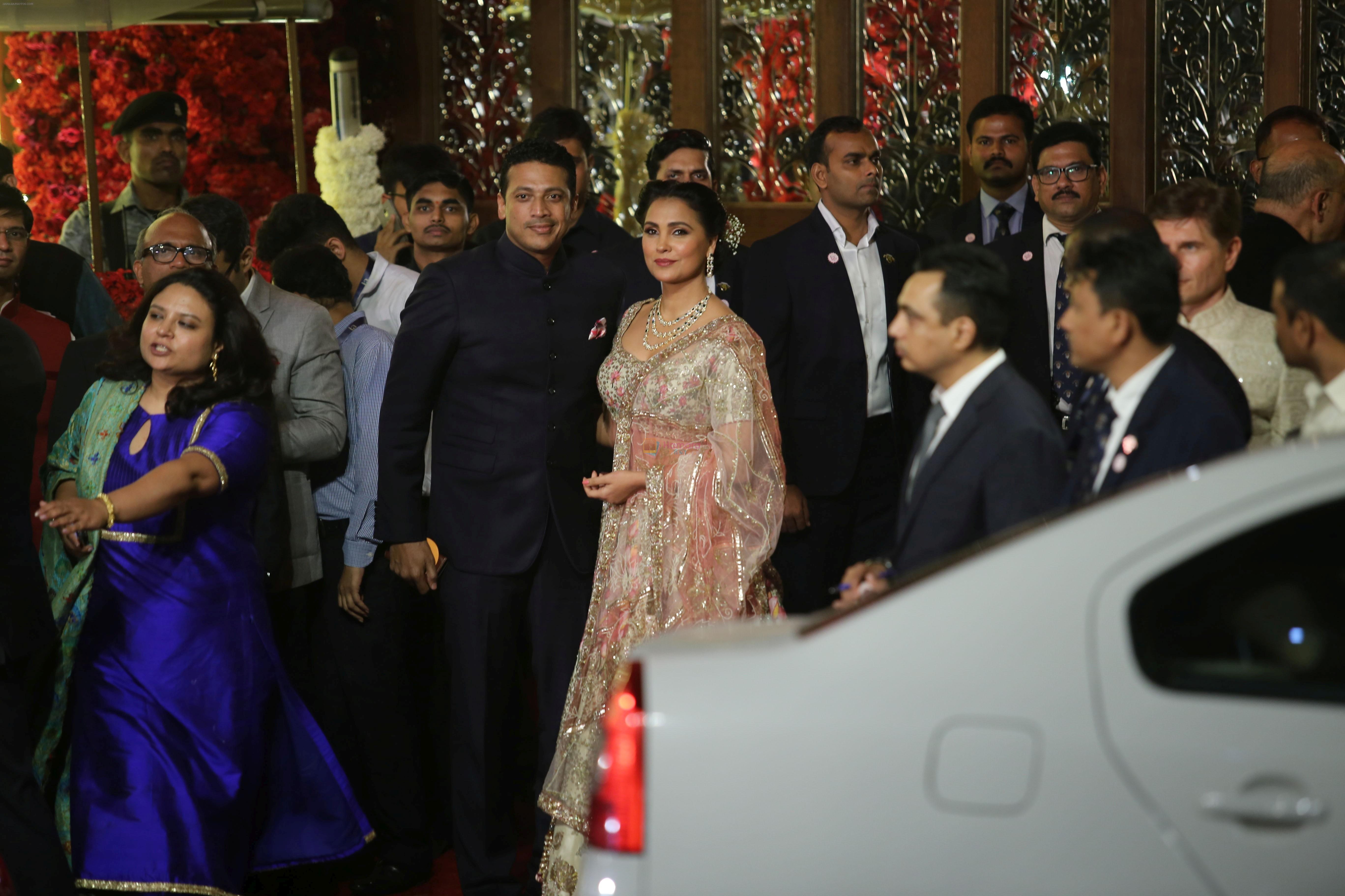 Lara Dutta at Isha Ambani and Anand Piramal's wedding on 12th Dec 2018