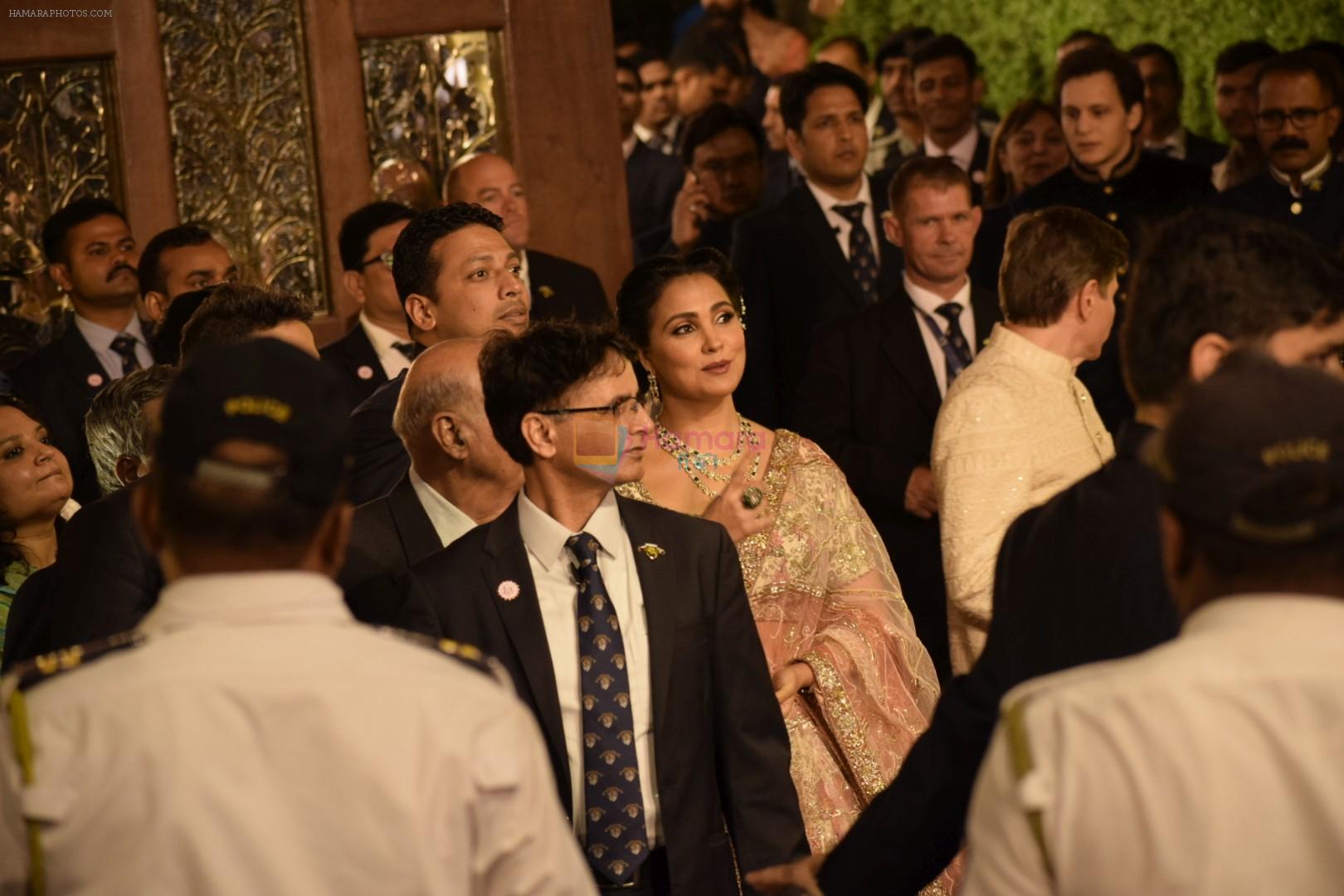 Lara Dutta at Isha Ambani and Anand Piramal's wedding on 12th Dec 2018