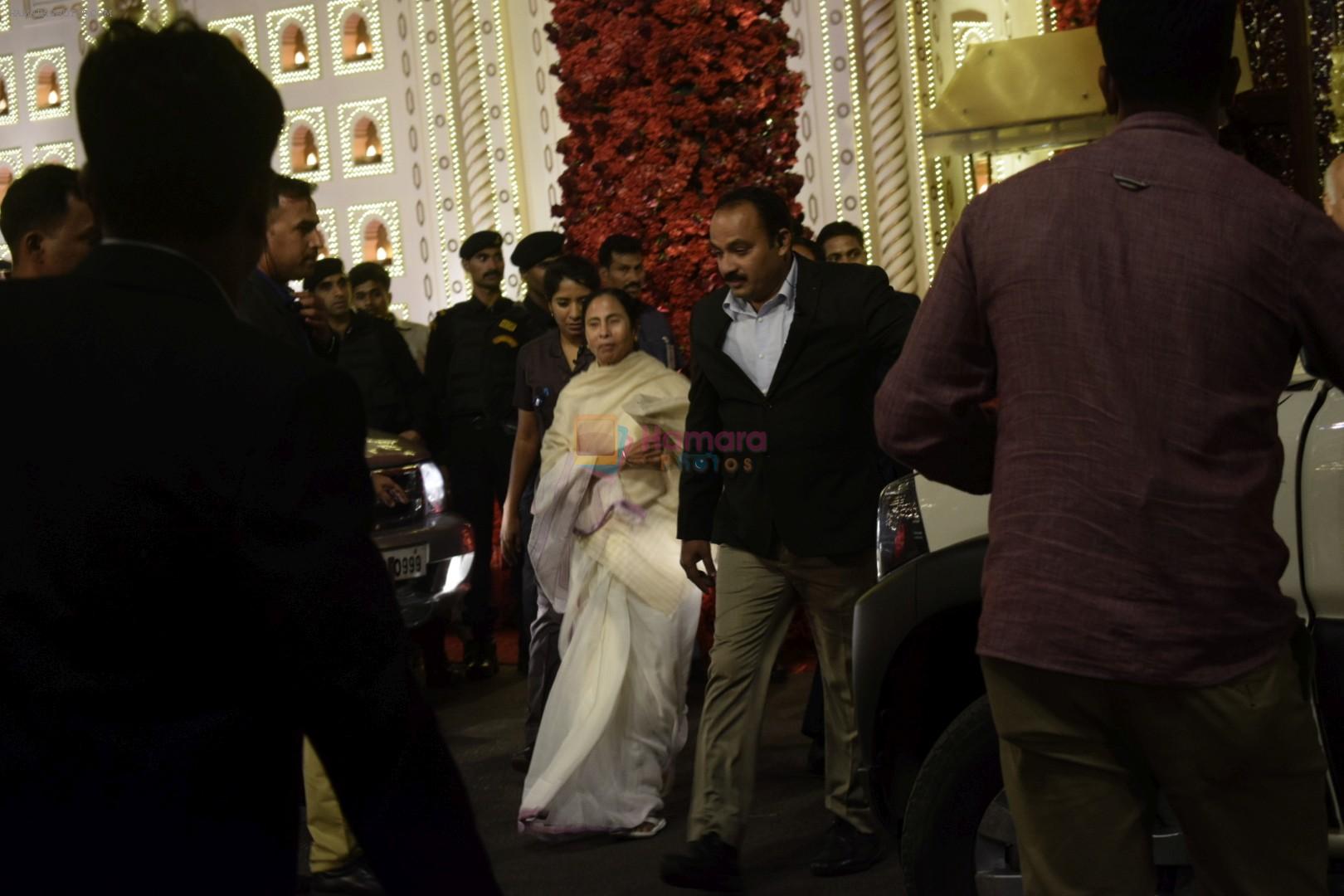 Mamta Banerjee at Isha Ambani and Anand Piramal's wedding on 12th Dec 2018