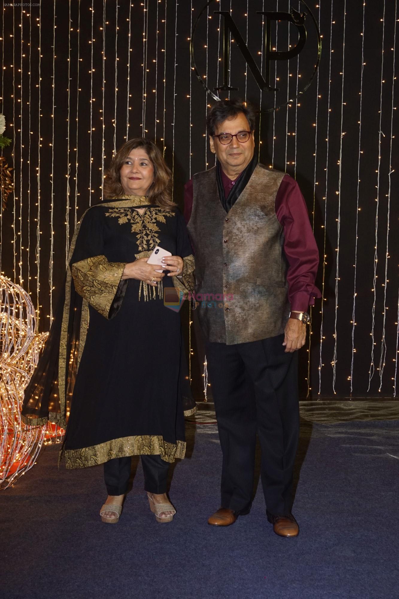 Subhash Ghai at Priyanka Chopra & Nick Jonas wedding reception in Taj Lands End bandra on 20th Dec 2018