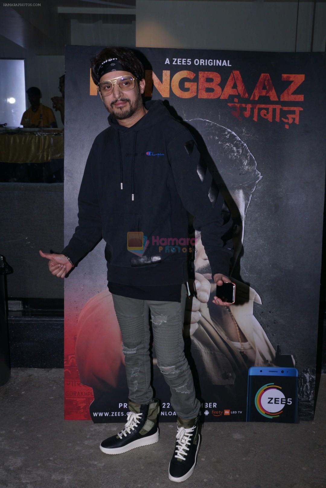 Jimmy Shergill at the Screening of Zee5's new series Rangbaaz in sunny sound juhu on 21st Dec 2018