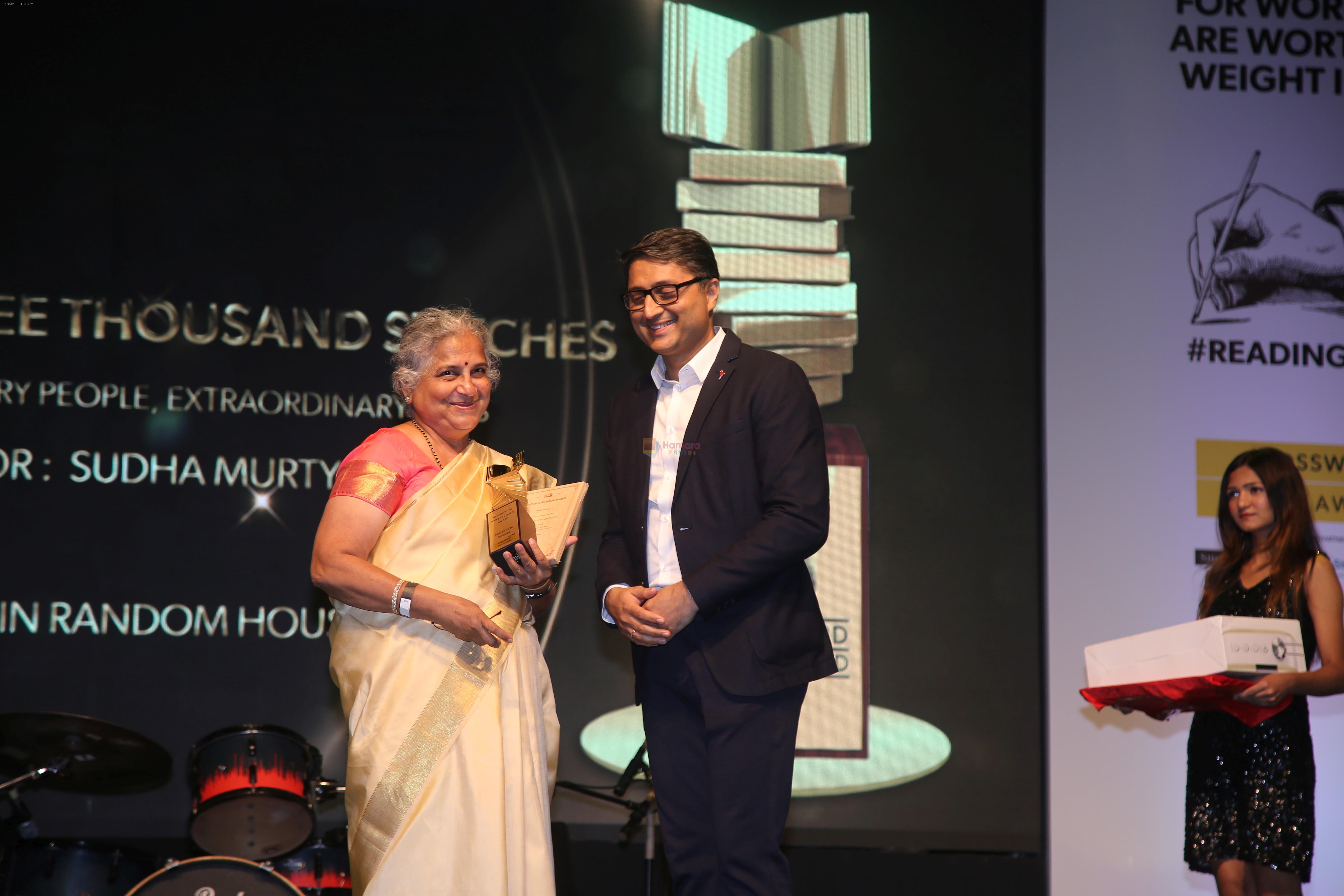 Sudha Murthy at the Crossword Book Awards in Royal Opera House, Mumbai on 21st Dec 2018