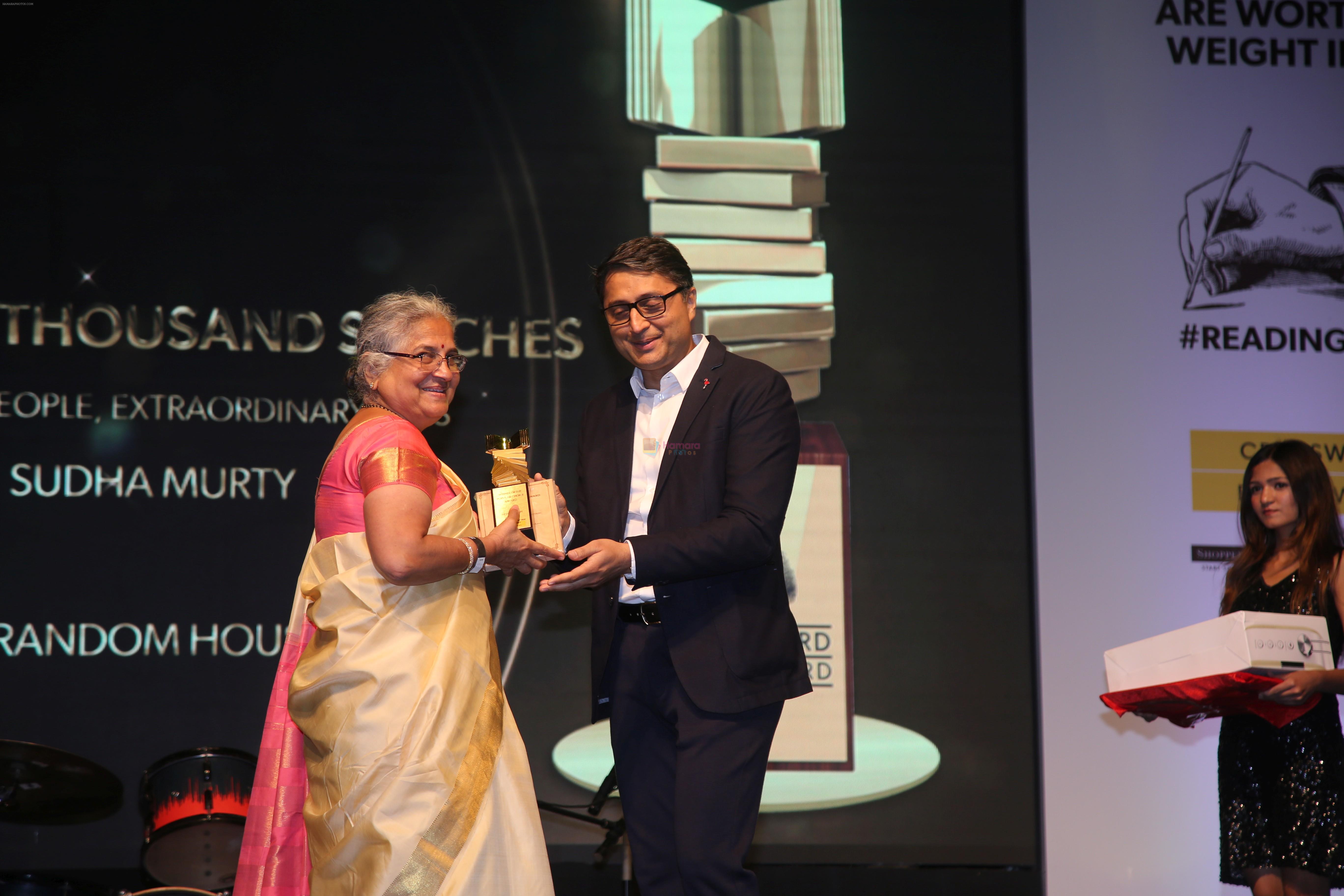 Sudha Murthy at the Crossword Book Awards in Royal Opera House, Mumbai on 21st Dec 2018
