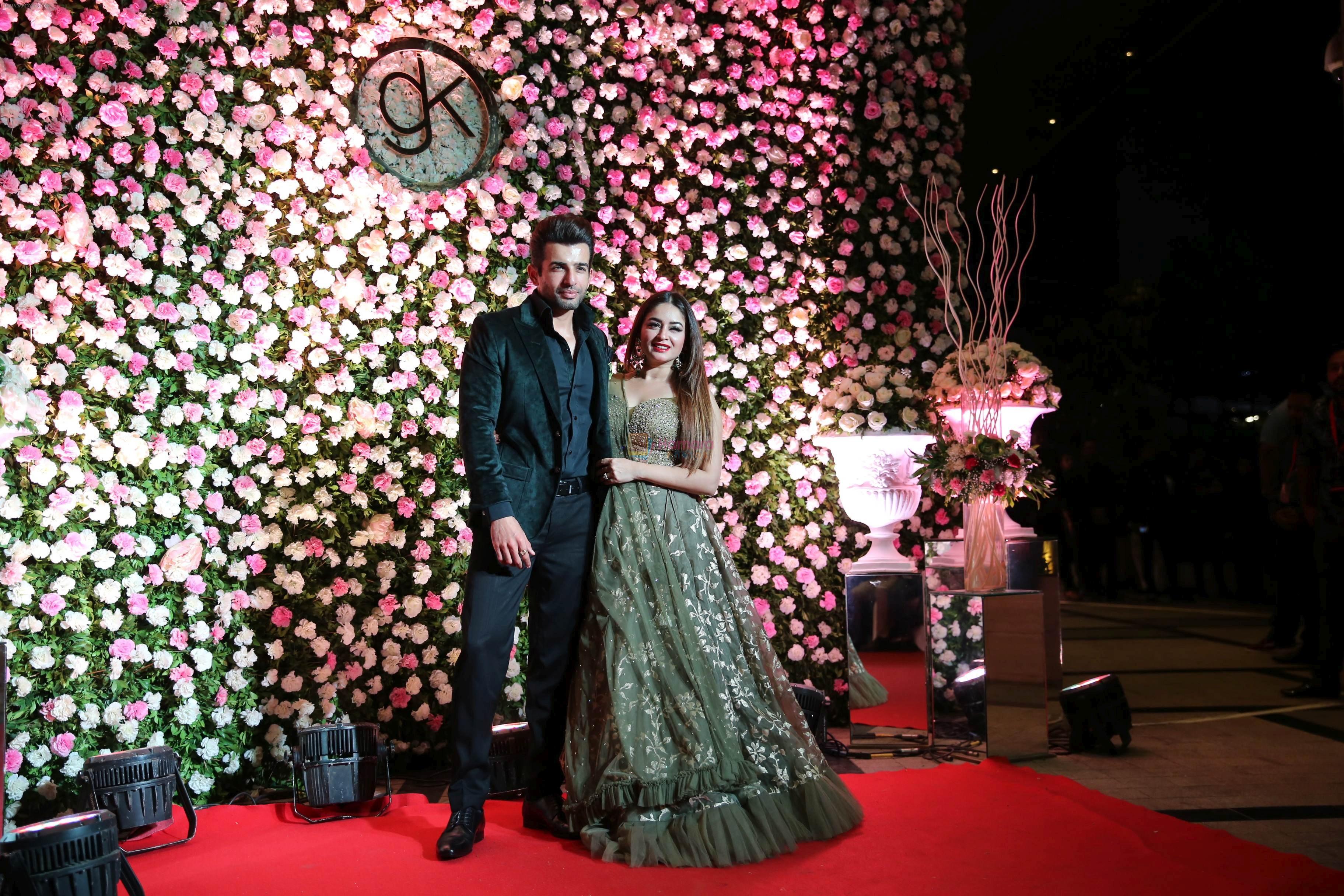 Jay Bhanushali, Mahi Gill at Kapil Sharma's wedding reception in jw marriott Sahar on 25th Dec 2018