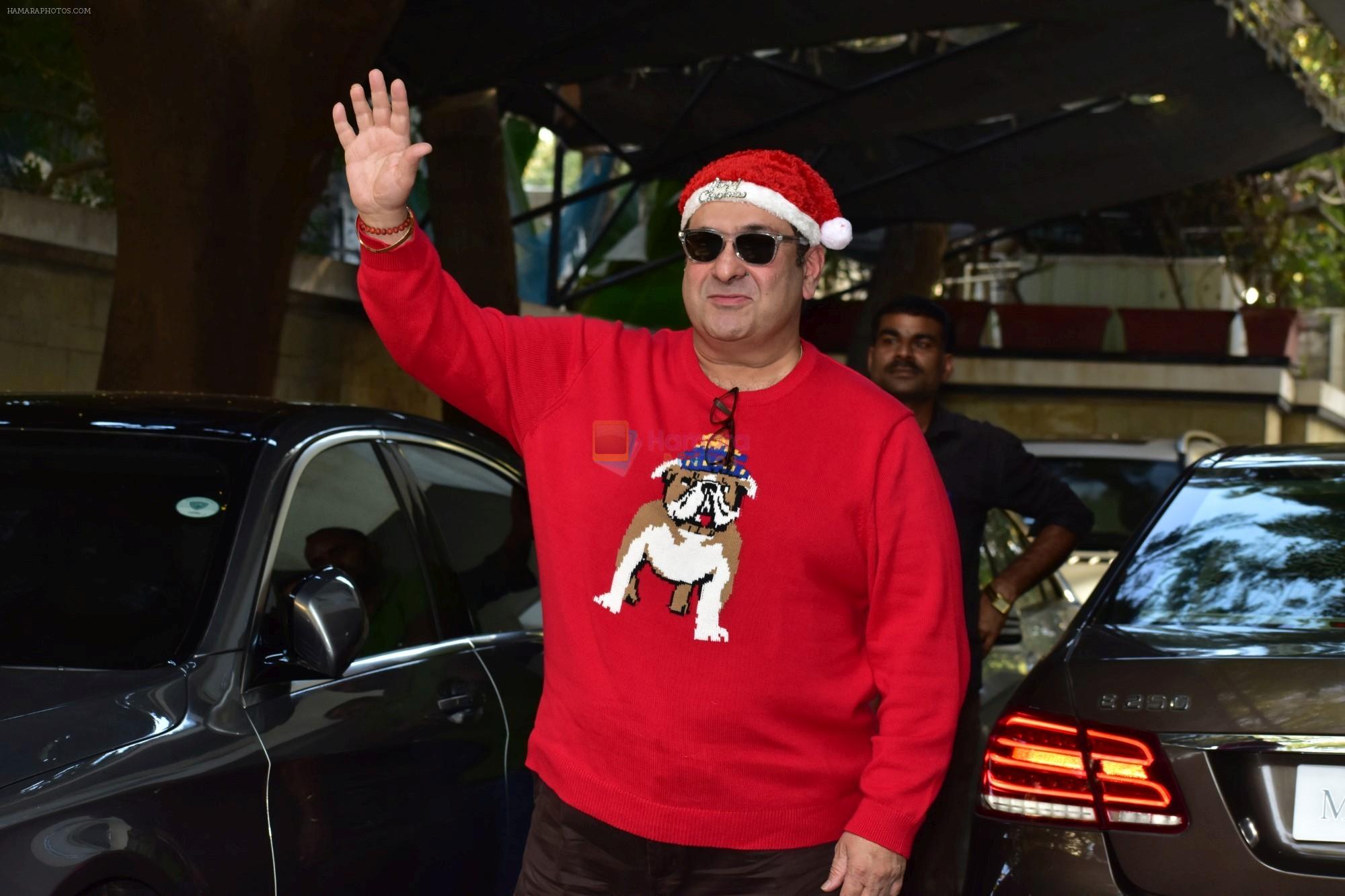 Rajiv Kapoor attends the christmas brunch at Shashi Kapoor's house in juhu on 25th Dec 2018