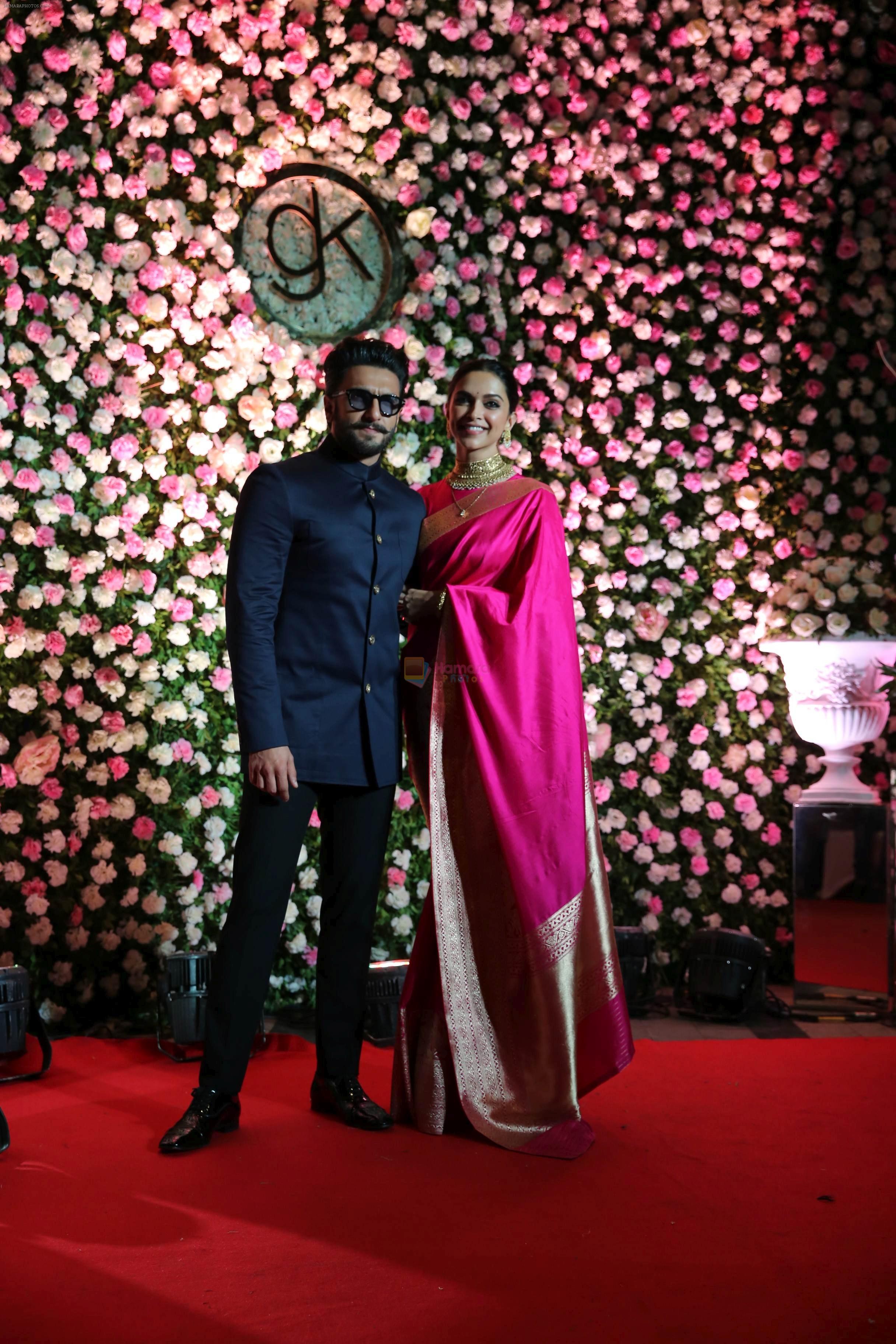 Deepika Padukone, Ranveer Singh at Kapil Sharma's wedding reception in jw marriott Sahar on 25th Dec 2018