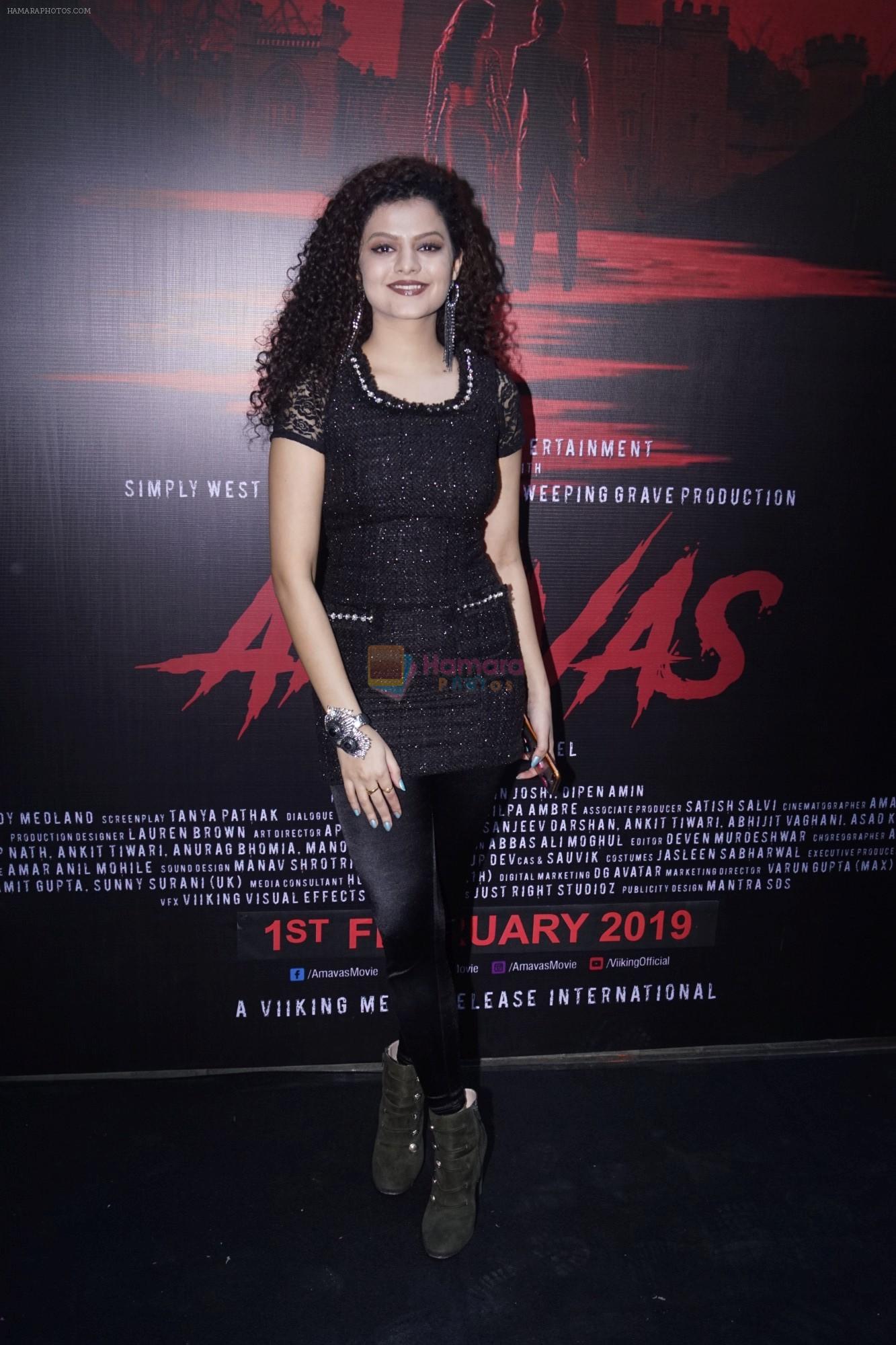Palak Muchhal at the promotion of film Amavas on 6th Jan 2019