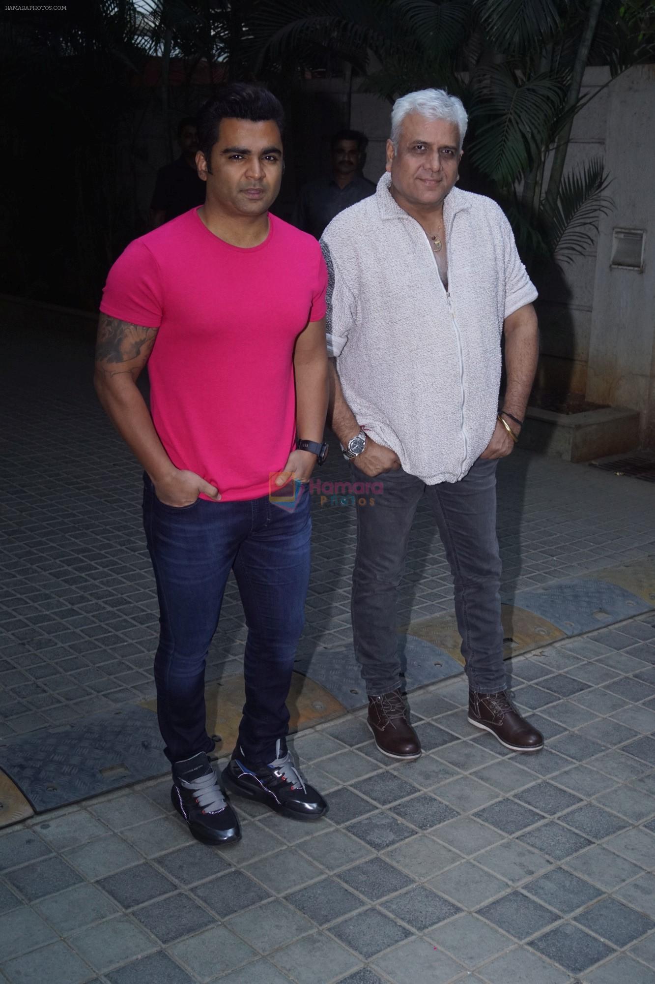 Bhushan Patel, Sachiin Joshi at the promotion of film Amavas on 6th Jan 2019