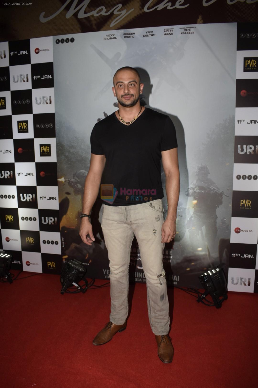 Arunoday Singh at the Screening Of Film Uri in Pvr Juhu on 9th Jan 2019