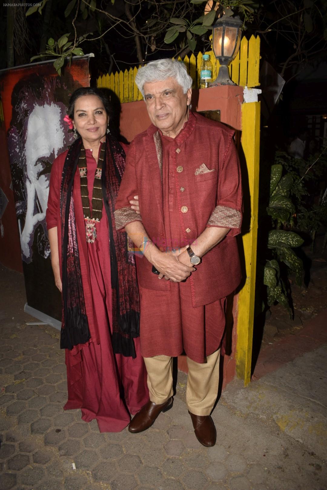 Shabana Azmi, Javed Akhtar at Kaifi Azmi's centenary celebrations with a musical evening at his juhu residence on 10th Jan 2019