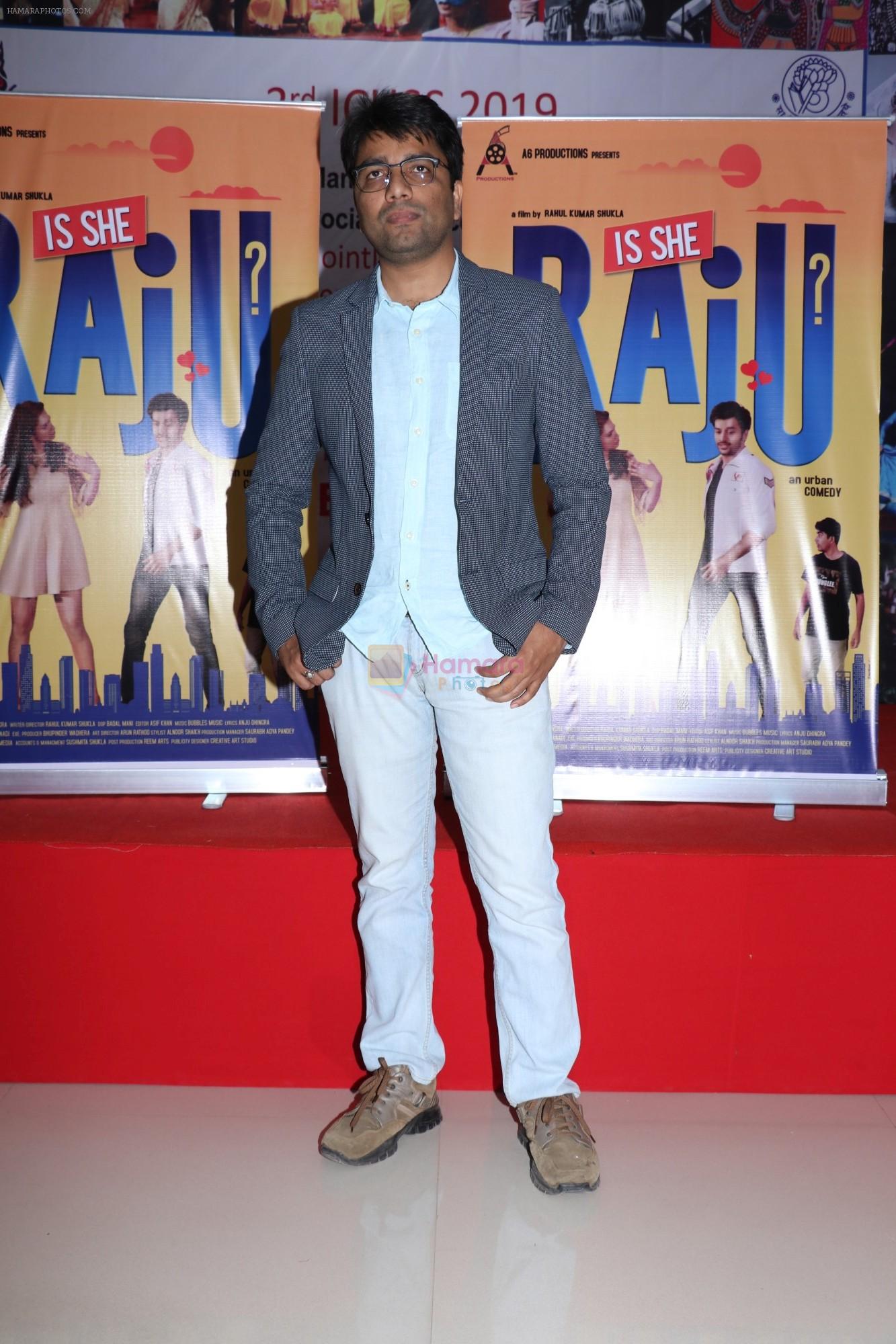 Rahul Kumar Shukla at the 1st Look Music & Poster Launch Of Upcoming Film Is She Raju on 16th Jan 2019