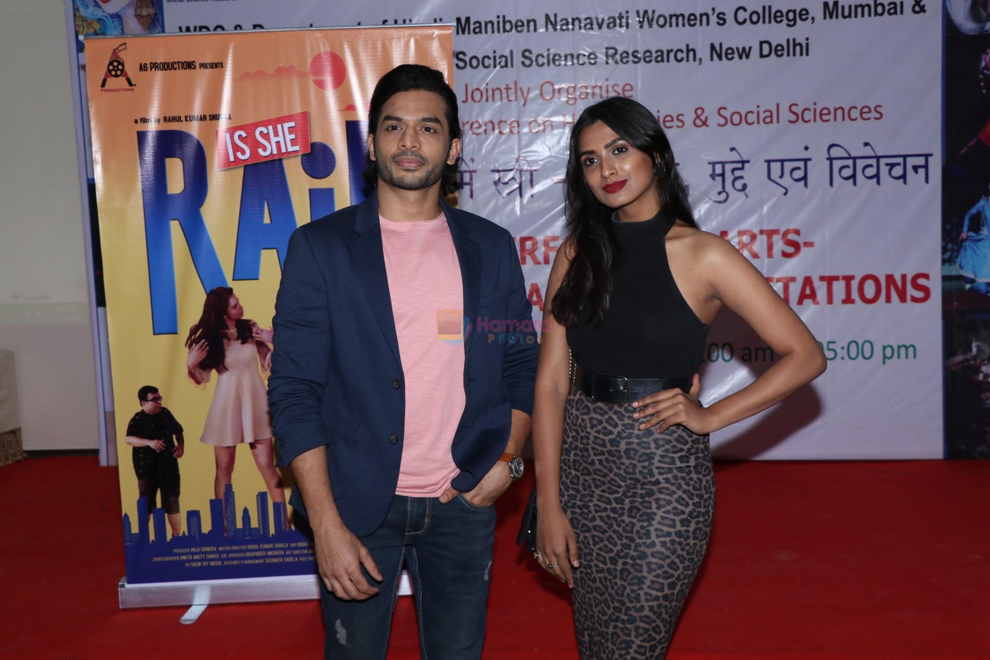 Ansh Gupta, Aditi Bhagat at the 1st Look Music & Poster Launch Of Upcoming Film Is She Raju on 16th Jan 2019