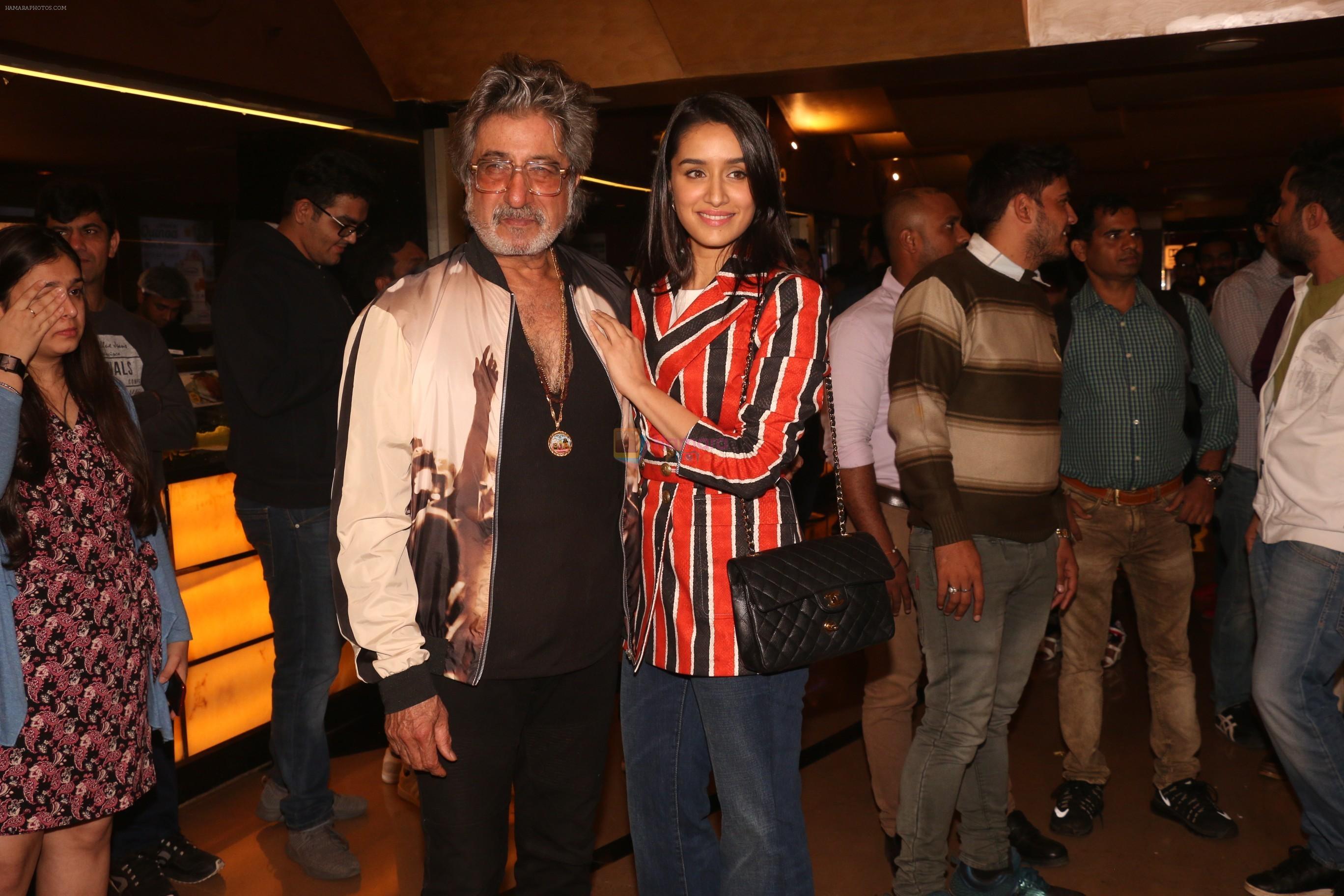 Shraddha Kapoor, Shakti Kapoor at the Screening of Bombairiya at pvr juhu on 15th Jan 2019