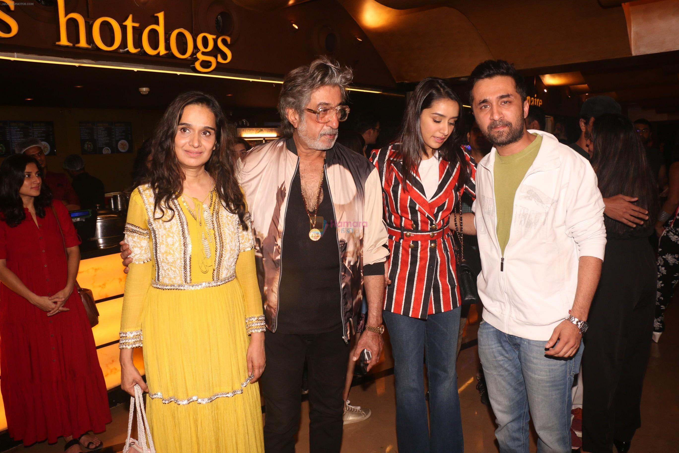 Shraddha Kapoor, Shakti Kapoor, Shivangi Kapoor, Siddanth Kapoor at the Screening of Bombairiya at pvr juhu on 15th Jan 2019
