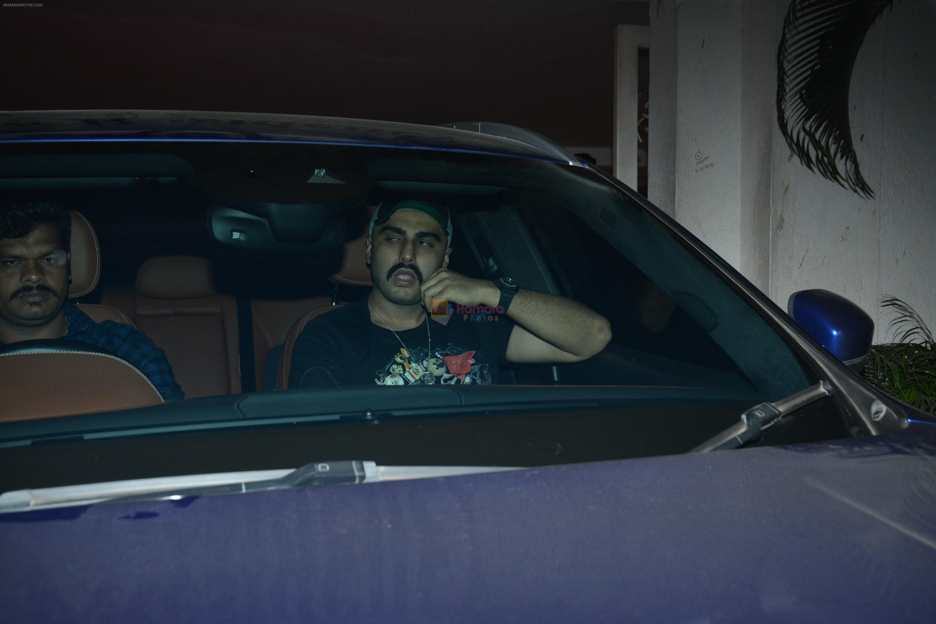 Arjun Kapoor spotted at Karan Johar's house in bandra on 16th Jan 2018