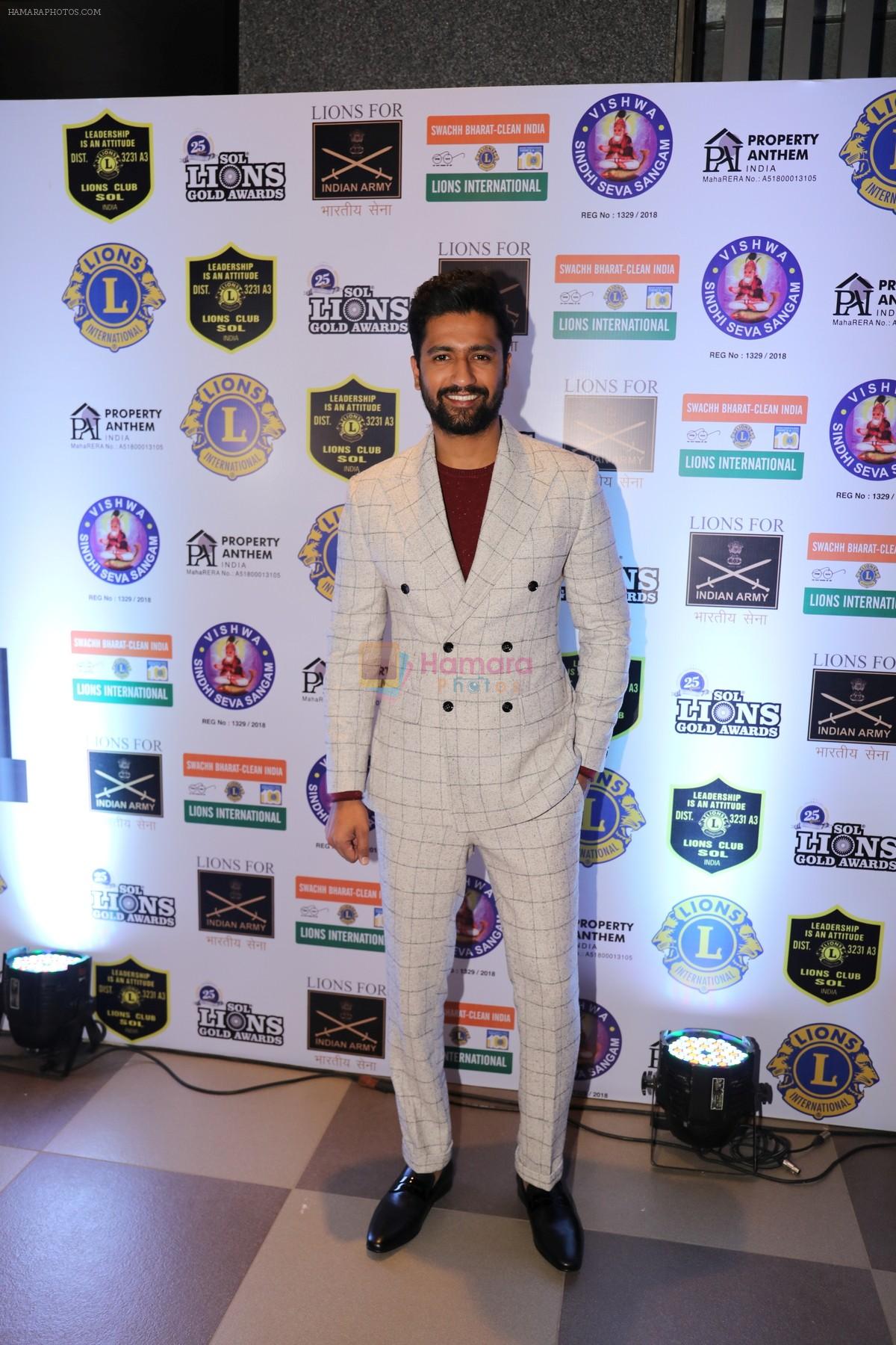 Vicky Kaushal at Red Carpet of Lion Gold Award on 17th Jan 2019