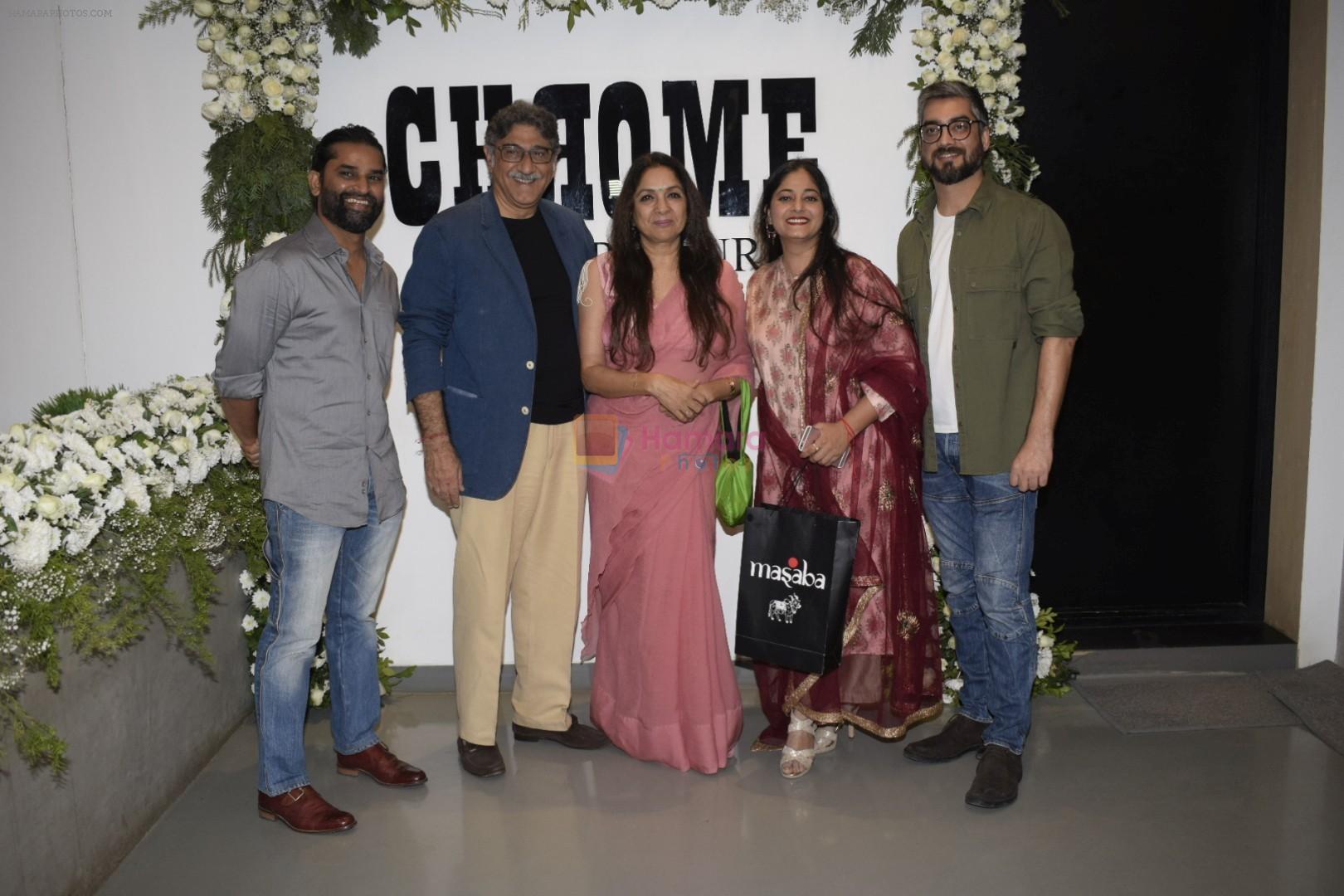 Neena Gupta, Amit Sharma at Badhaai Ho success & Chrome picture's15th anniversary in andheri on 19th Jan 2019