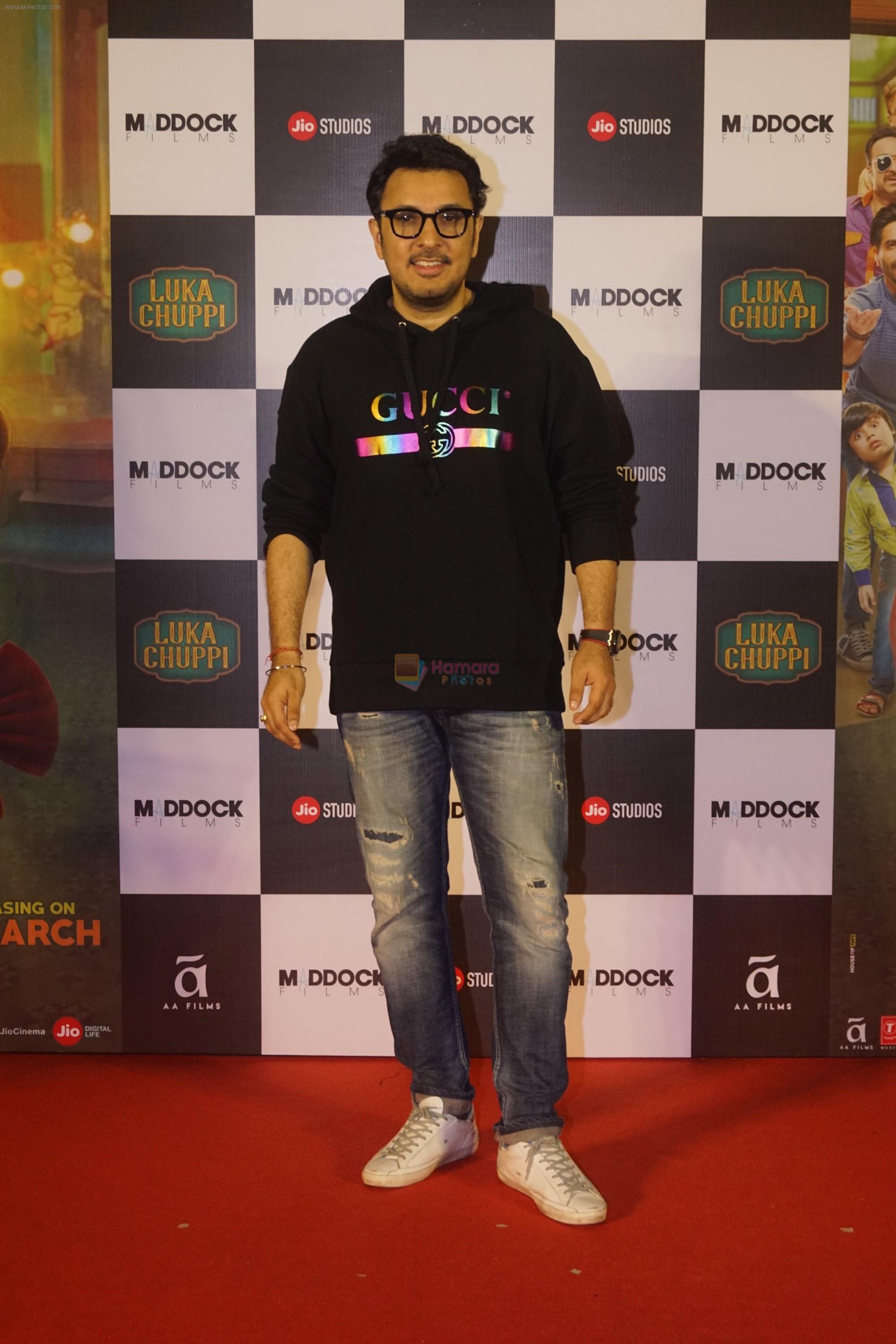 Dinesh Vijan at theTrailer Launch Of Film Luka Chuppi in Mumbai on 24th Jan 2019