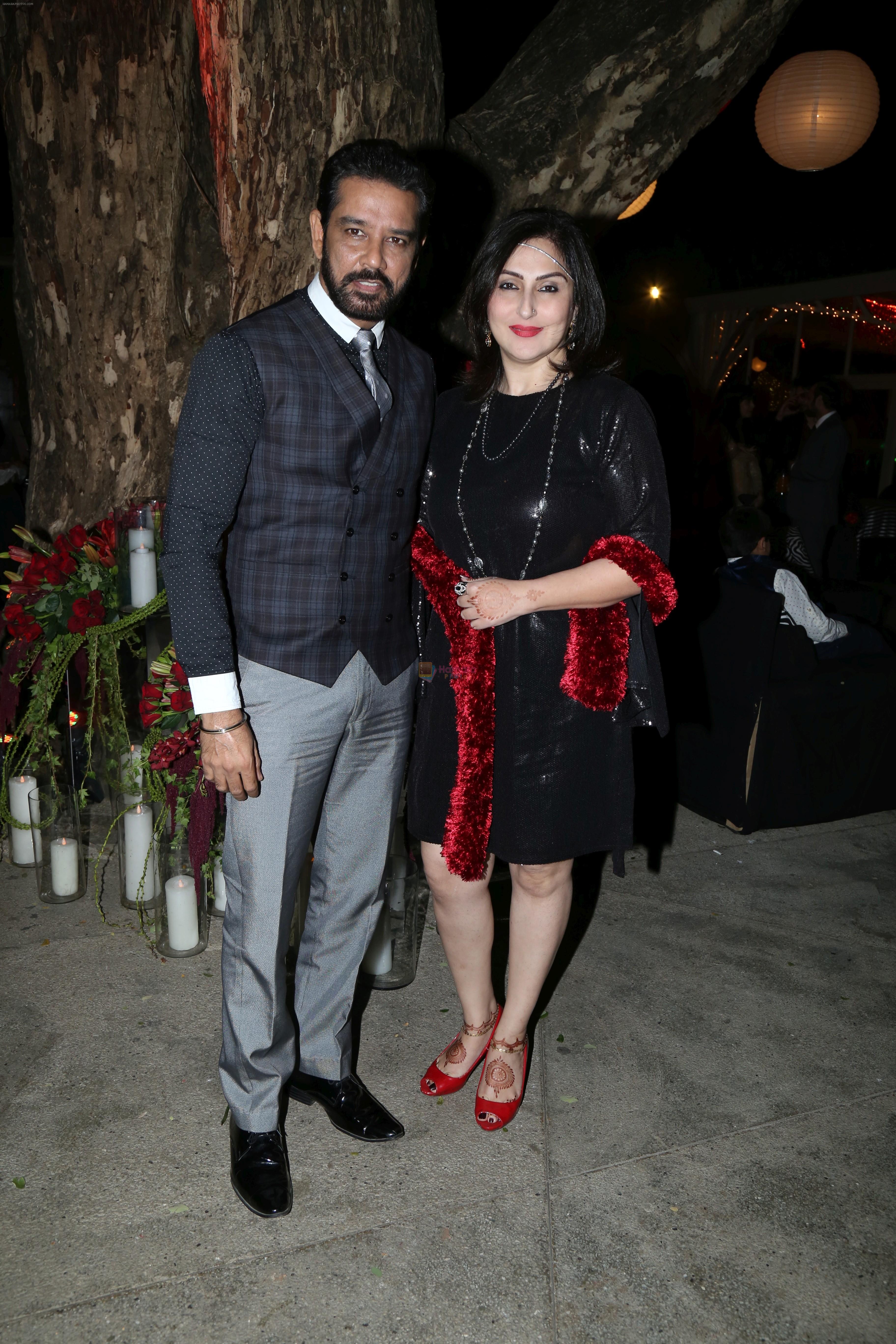 Juhi Babbar, Anup Soni at Prateik Babbar's Wedding Reception At Tote Mahalxmi Race Course on 25th Jan 2019