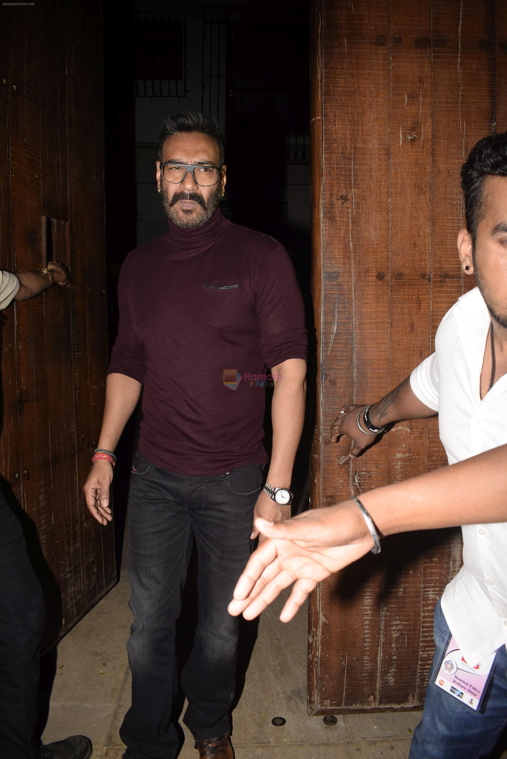 Ajay Devgan at Bobby Deol's birthday party at his home in juhu on 27th Jan 2019