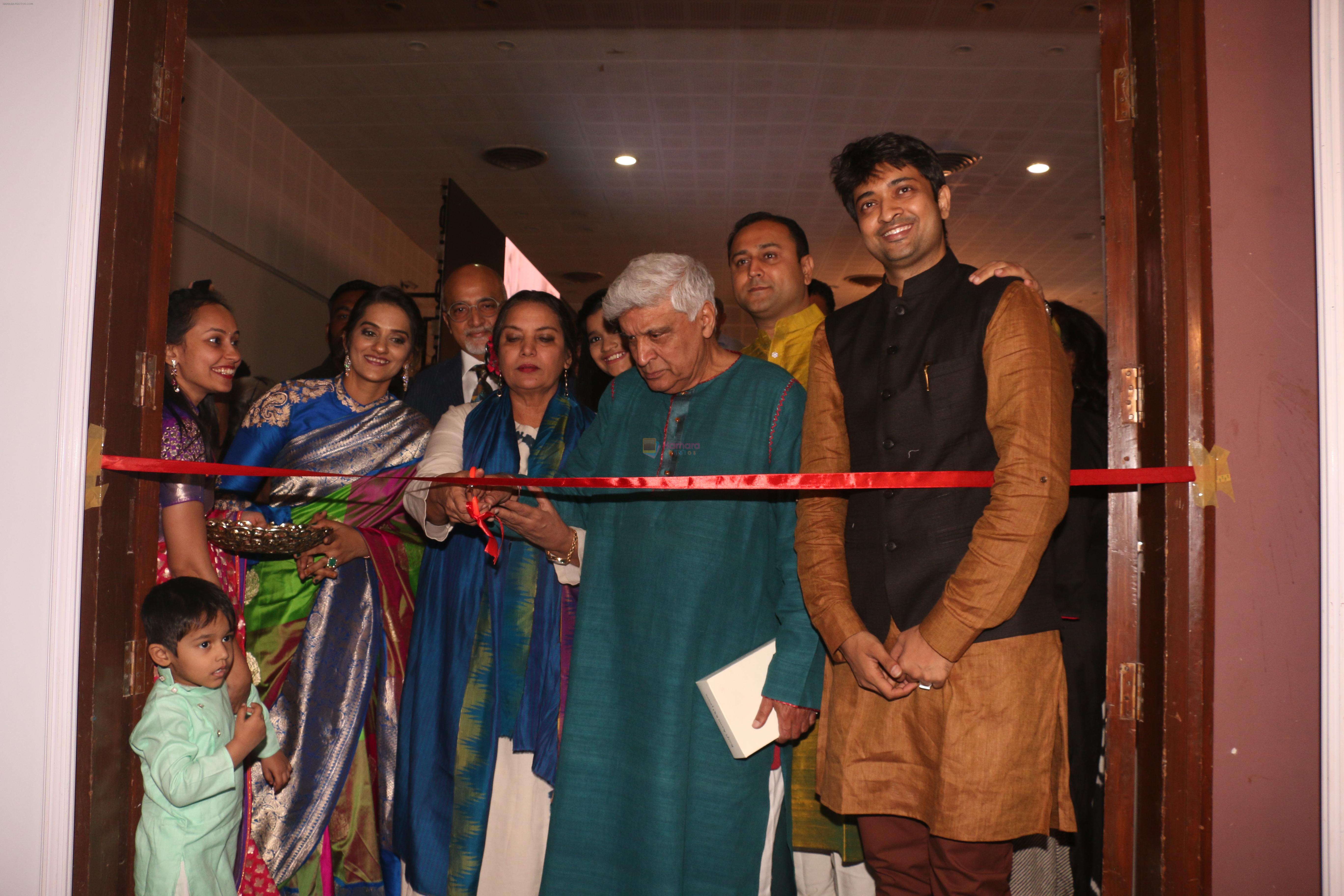 Shabana Azmi, Javed AKhtar at the Launch Of Special Edition Of Kaifi Azmi Fountain Pens at India Pen Show In Nehru Centre on 1st Feb 2019