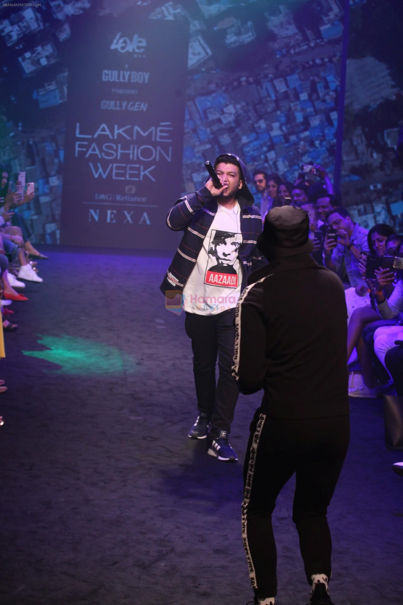 Ranveer Singh Walks Ramp for Gully Gen Studio 2 at  Lakme Fashion Week 2019 on 3rd Feb 2019