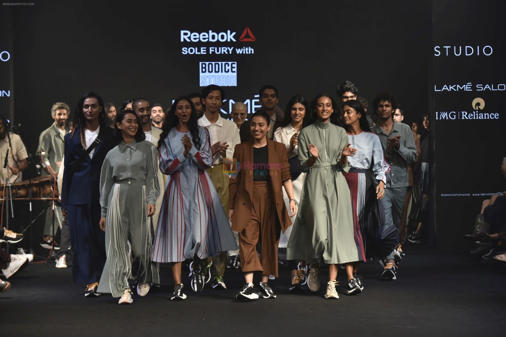Sayani Gupta Walks Ramp for Designer Bodice at Lakme Fashion Week 2019 on 3rd Feb 2019