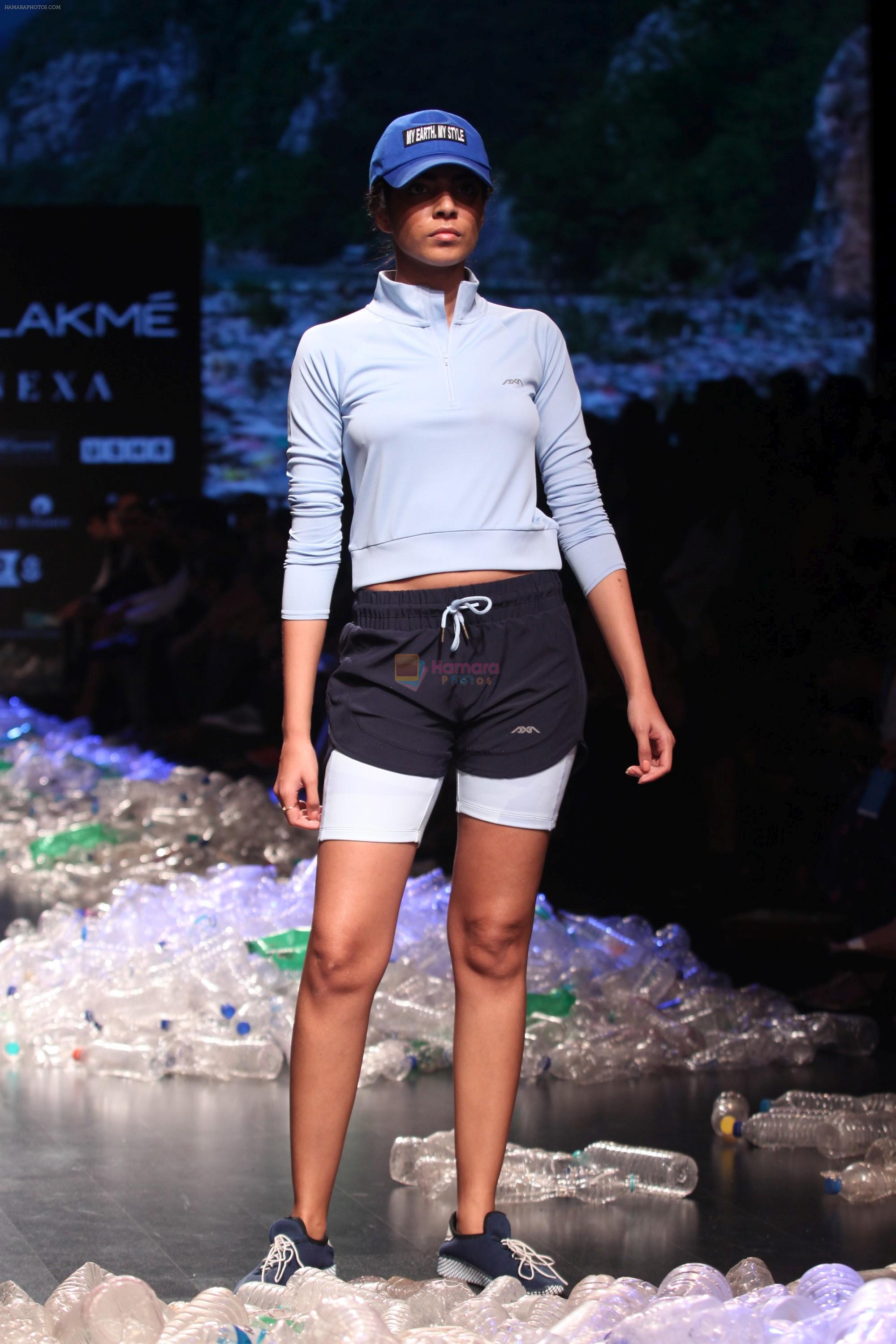 Model walk the ramp for Narendra Kumar at Lakme Fashion Week 2019  on 3rd Feb 2019