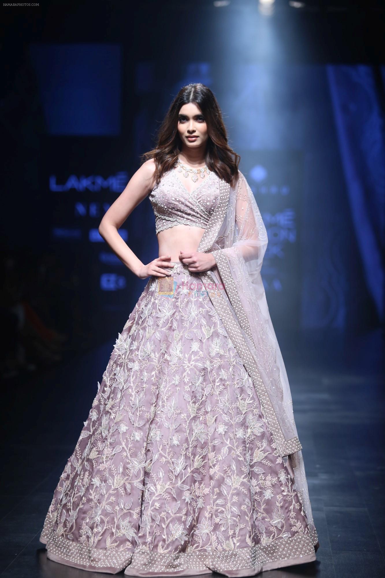 Diana Penty Walk the Ramp for Mishru Show at Lakme Fashion Week 2019 on 1st Feb 2019