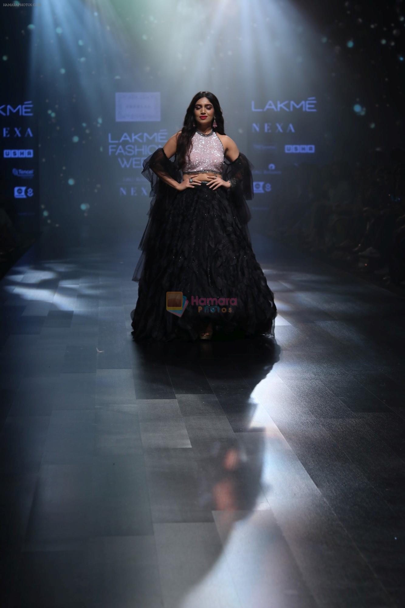 Bhumi Pednekar walk the ramp for Shehla Khan at Lakme Fashion Week 2019  on 3rd Feb 2019