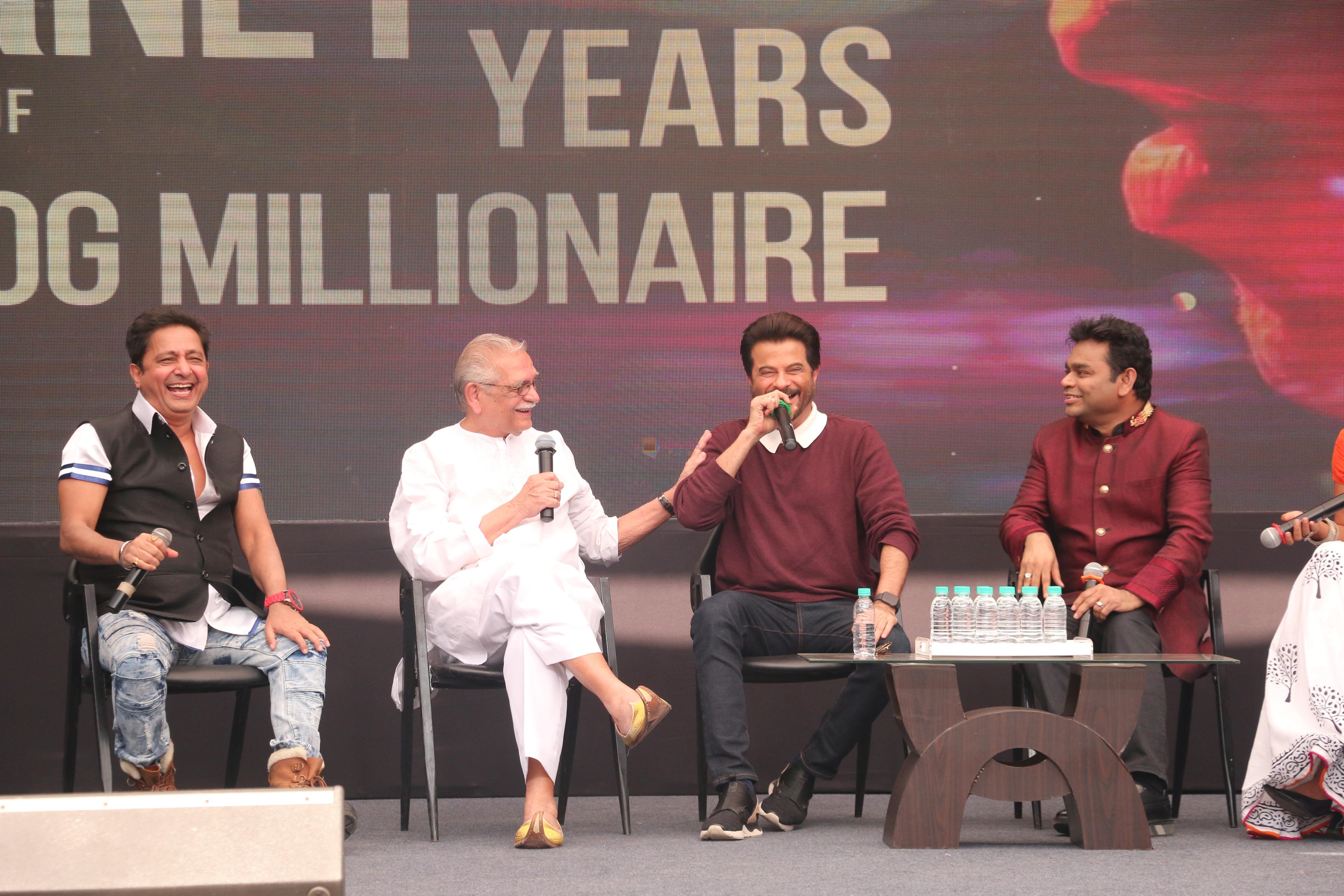 Anil Kapoor, AR Rahman at the 10years celebration of Slumdog Millionaire in Dharavi on 4th Feb 2019
