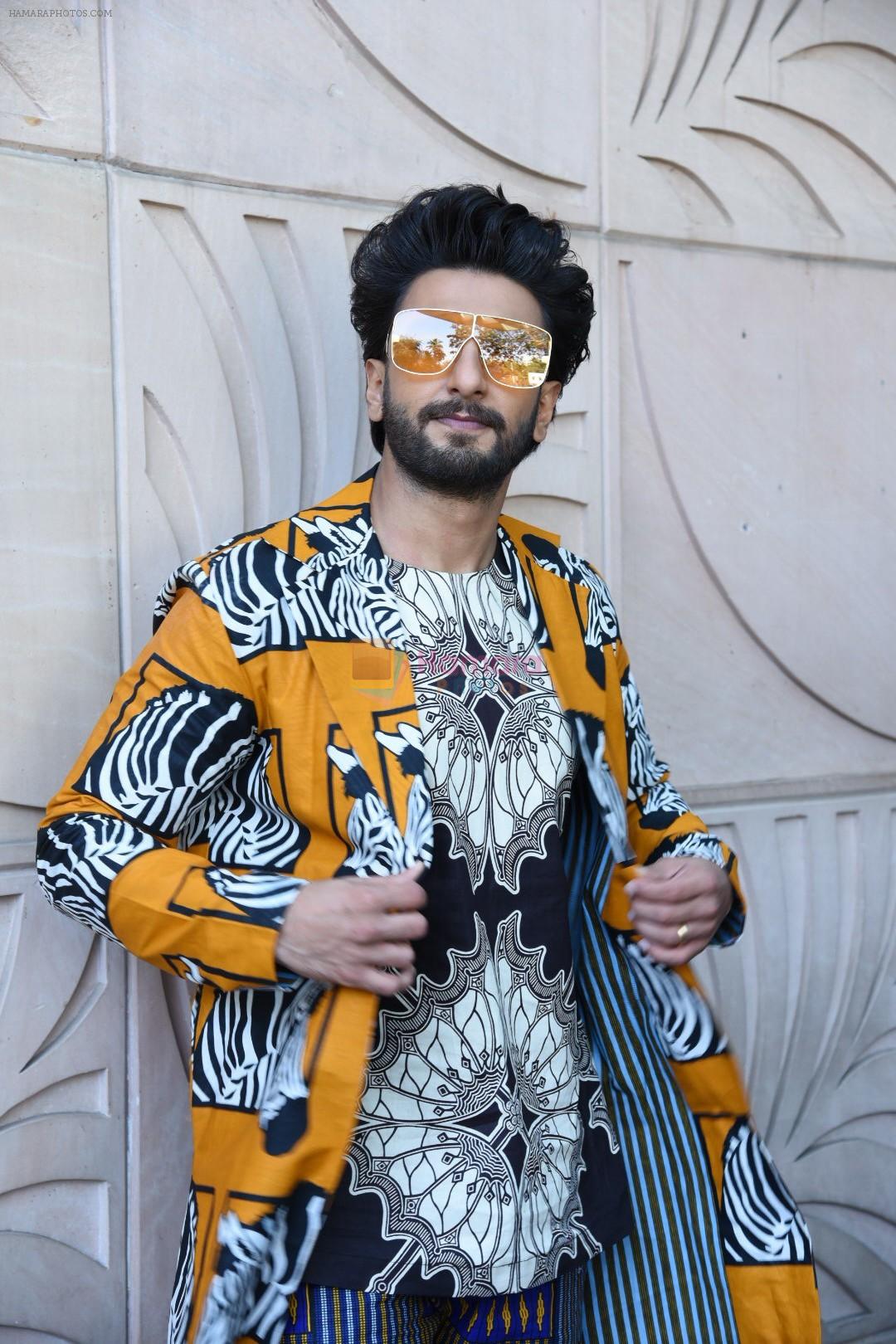 Ranveer Singh at the promotion of film Gully Boy on 7th Feb 2019