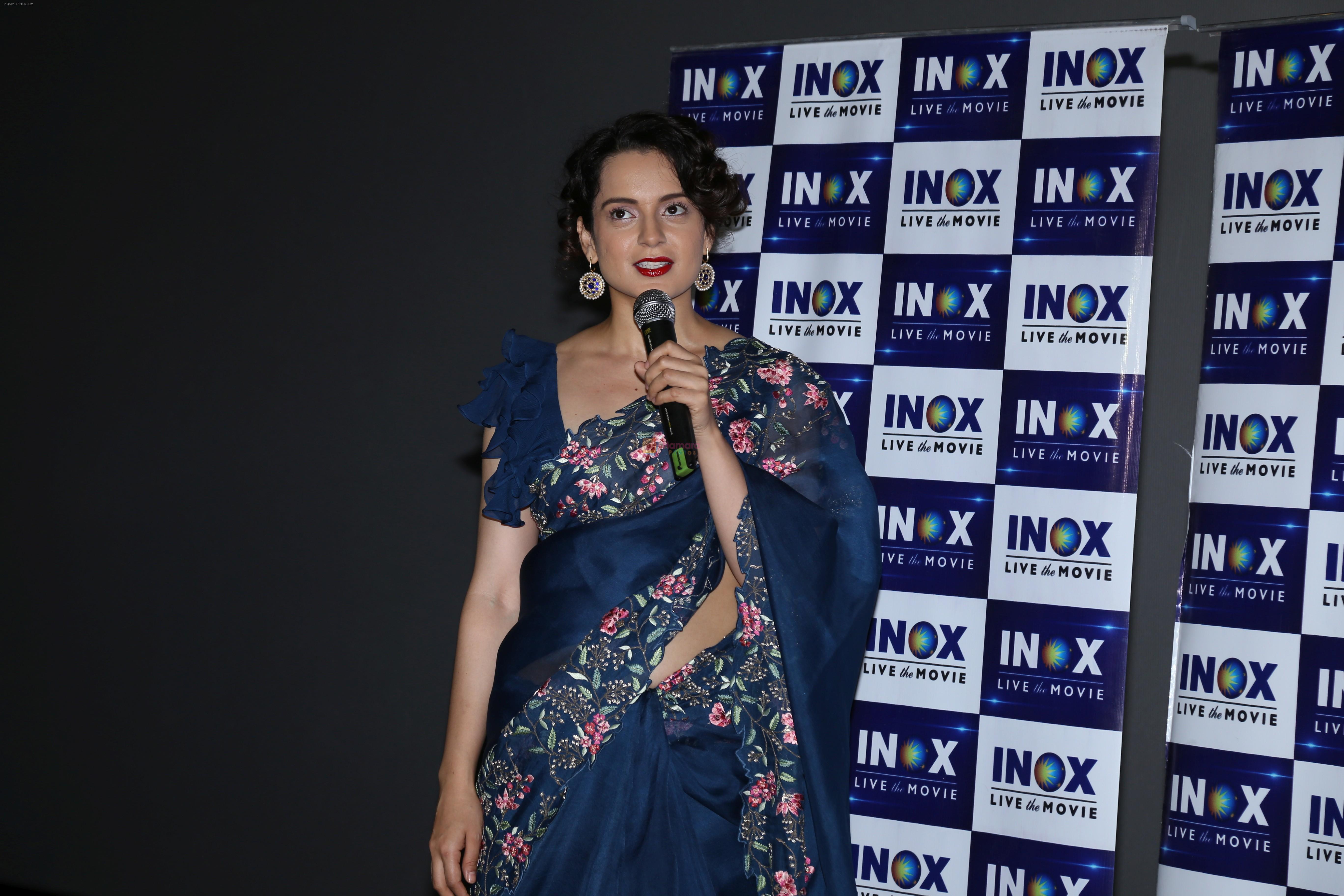 Kangana Ranaut visits Inox at R City mall ghatkopar for the special screening of Manikarnika on 7th Feb 2019