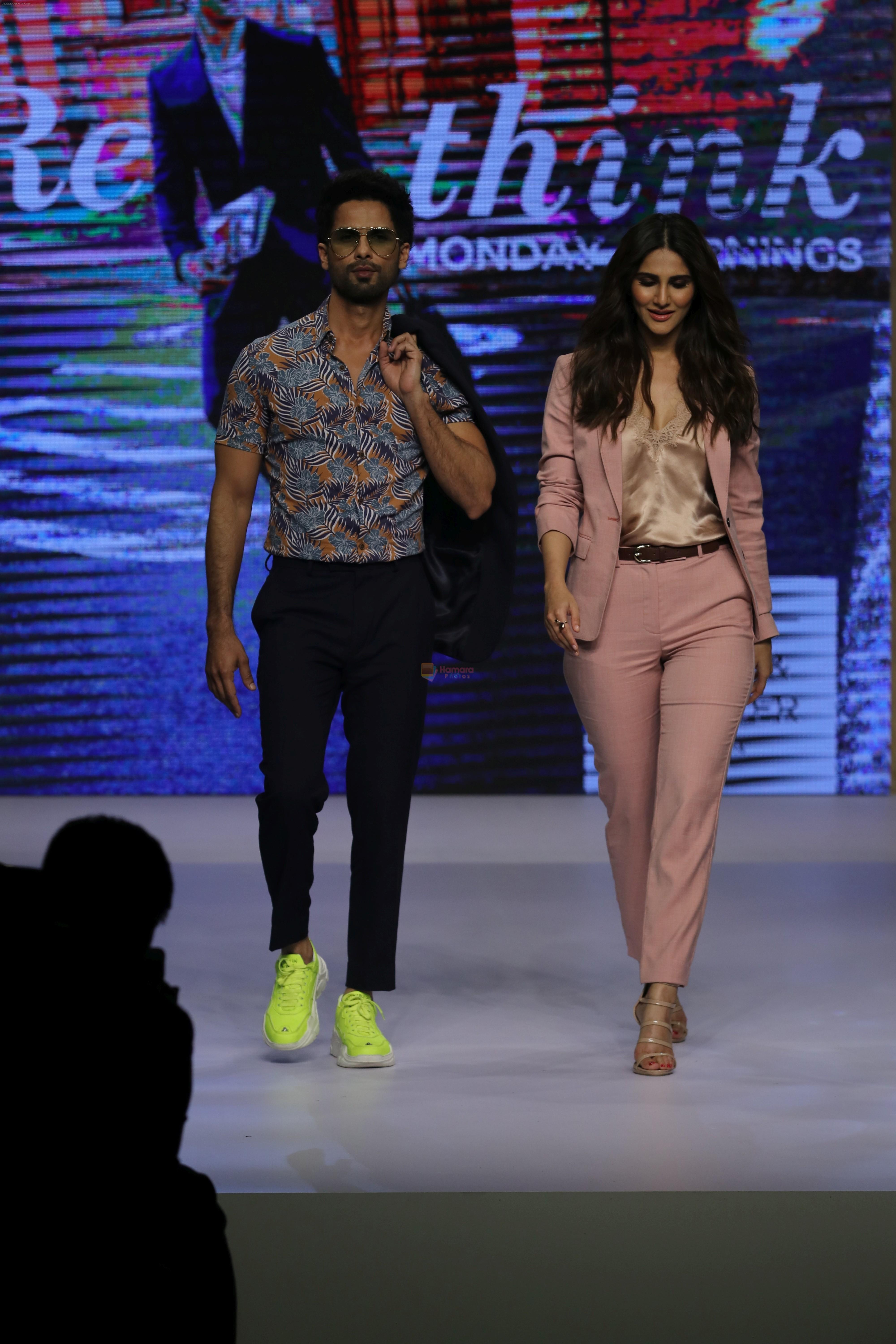 Shahid Kapoor, Vaani Kapoor at Preview of Marks & Spencer Spring Summer Collection 2019 at ITC Grand Central on 7th Feb 2019
