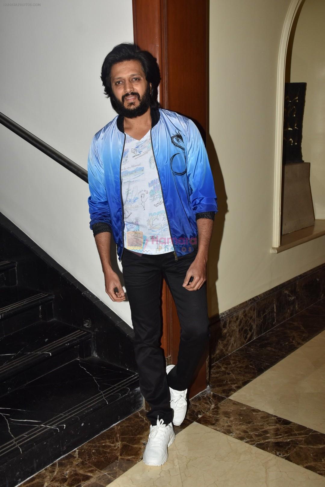 Riteish Deshmukh at the promotion of film Total Dhamaal on 8th Feb 2019
