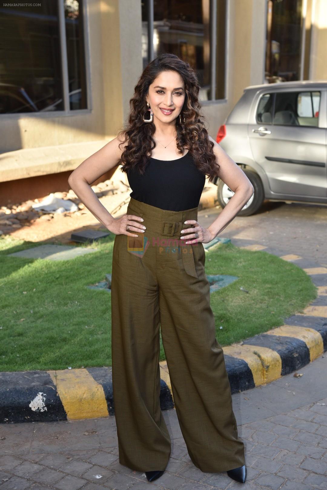 Madhuri Dixit at the promotion of film Total Dhamaal on 8th Feb 2019