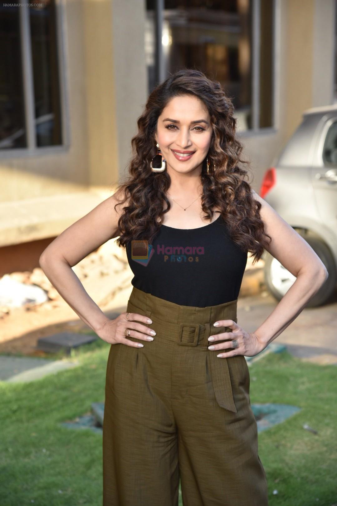 Madhuri Dixit at the promotion of film Total Dhamaal on 8th Feb 2019