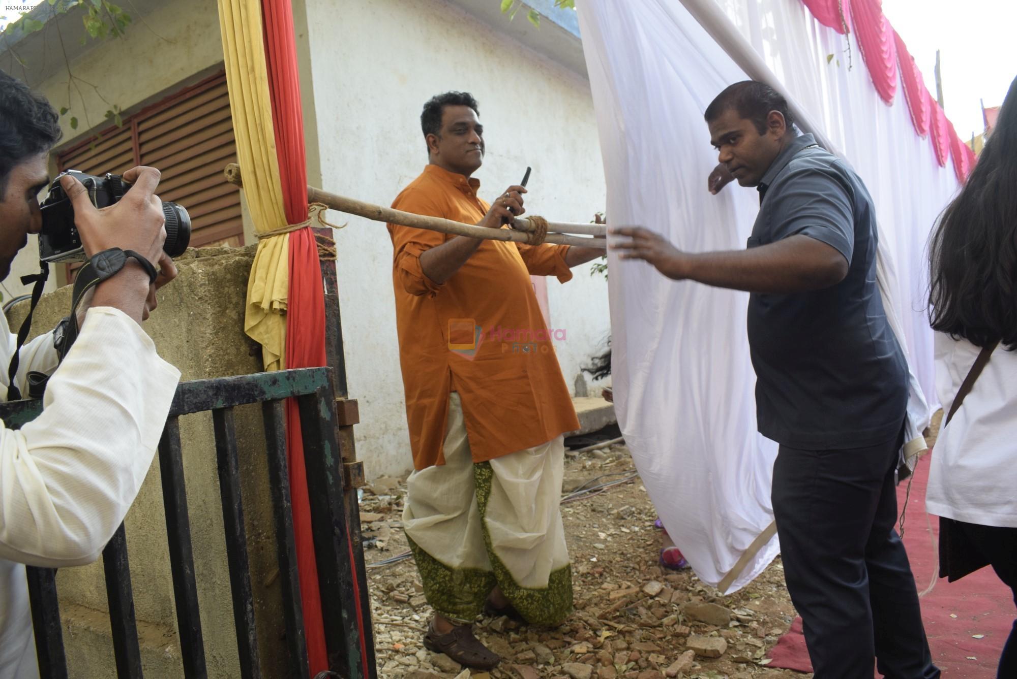 Anurag Basu at Saraswati pujan at Anurag Basu's house in goregaon on 10th Feb 2019