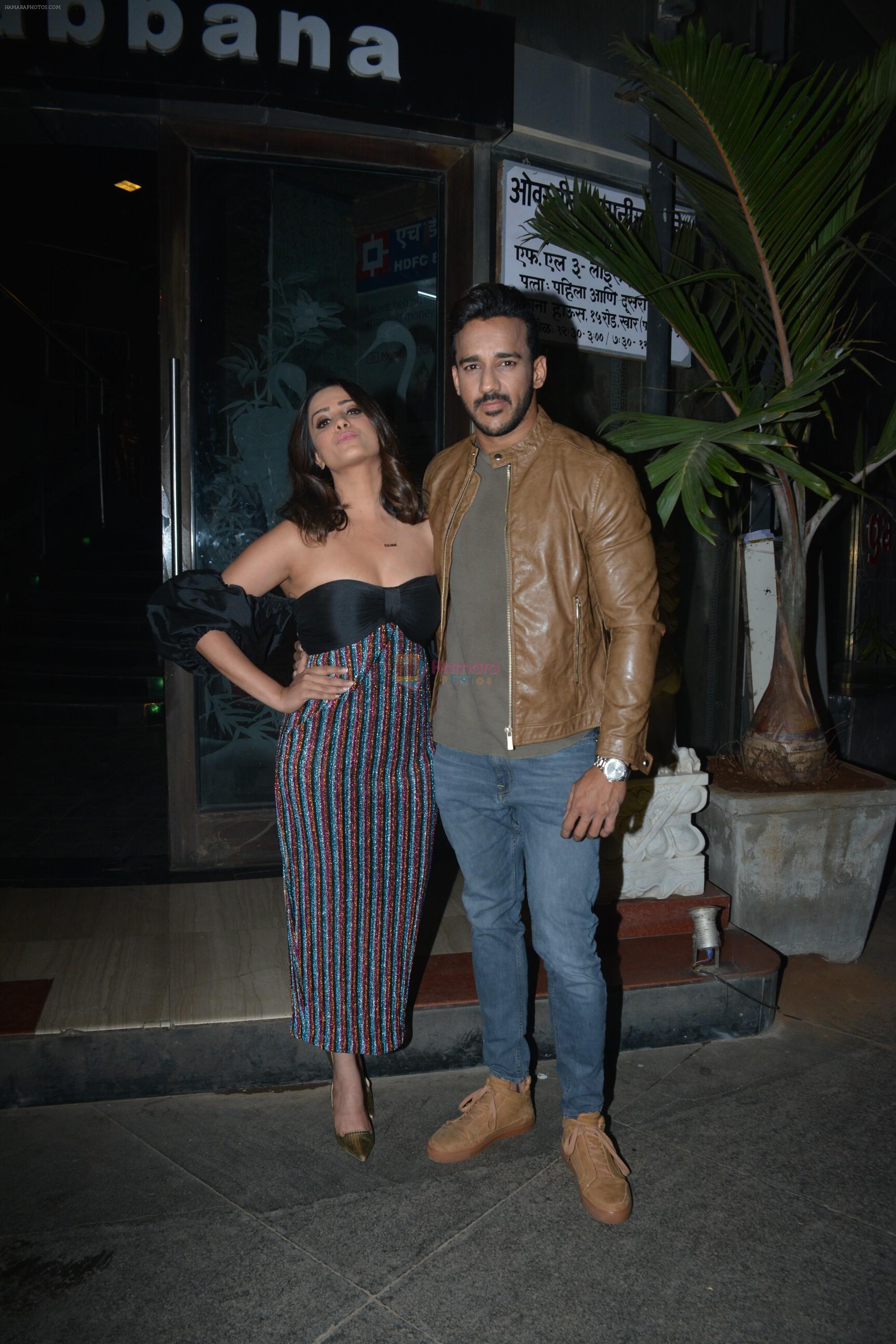 Rohit Reddy & Anita Hassanandani's party for the launch of thier new single Teri Yaad at bandra on 8th Feb 2019