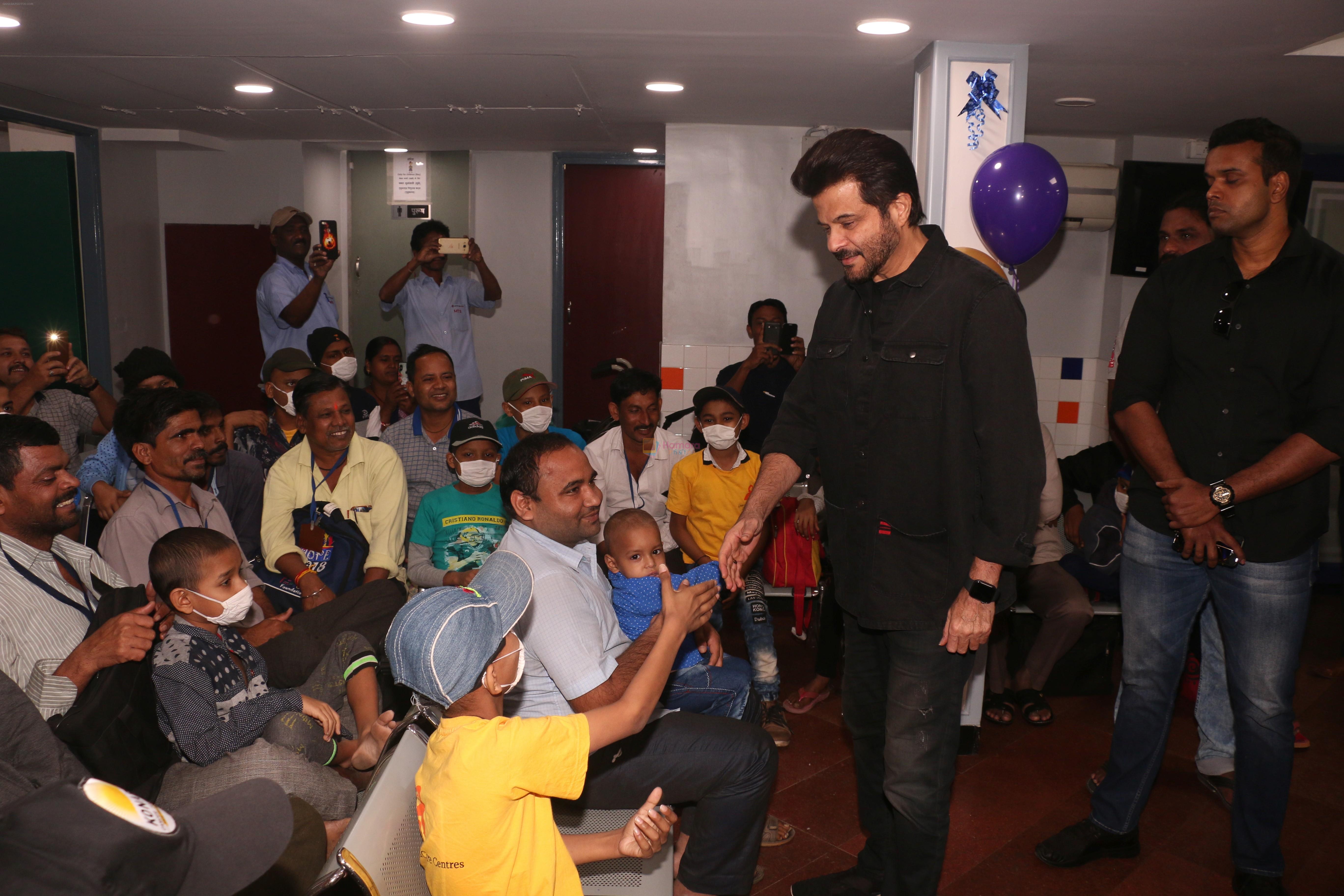 Anil Kapoor Inaugurates the pediatric opd by helping hands at the Tata Memorial hospital in parel on 9th Feb 2019