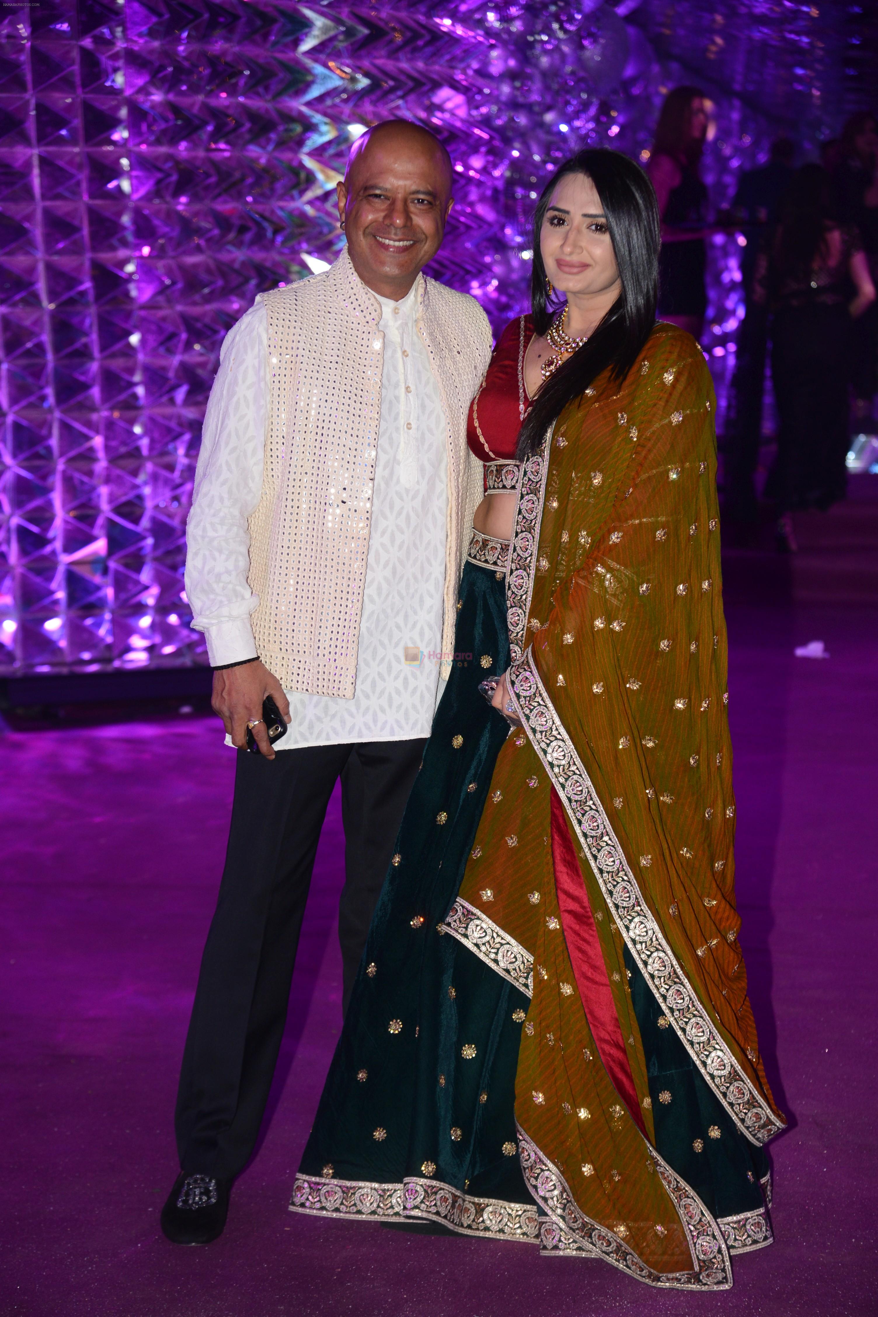 Naved Jaffrey at Azhar Morani & Tanya Seth Sangeet in NSCI worli on 7th Feb 2019