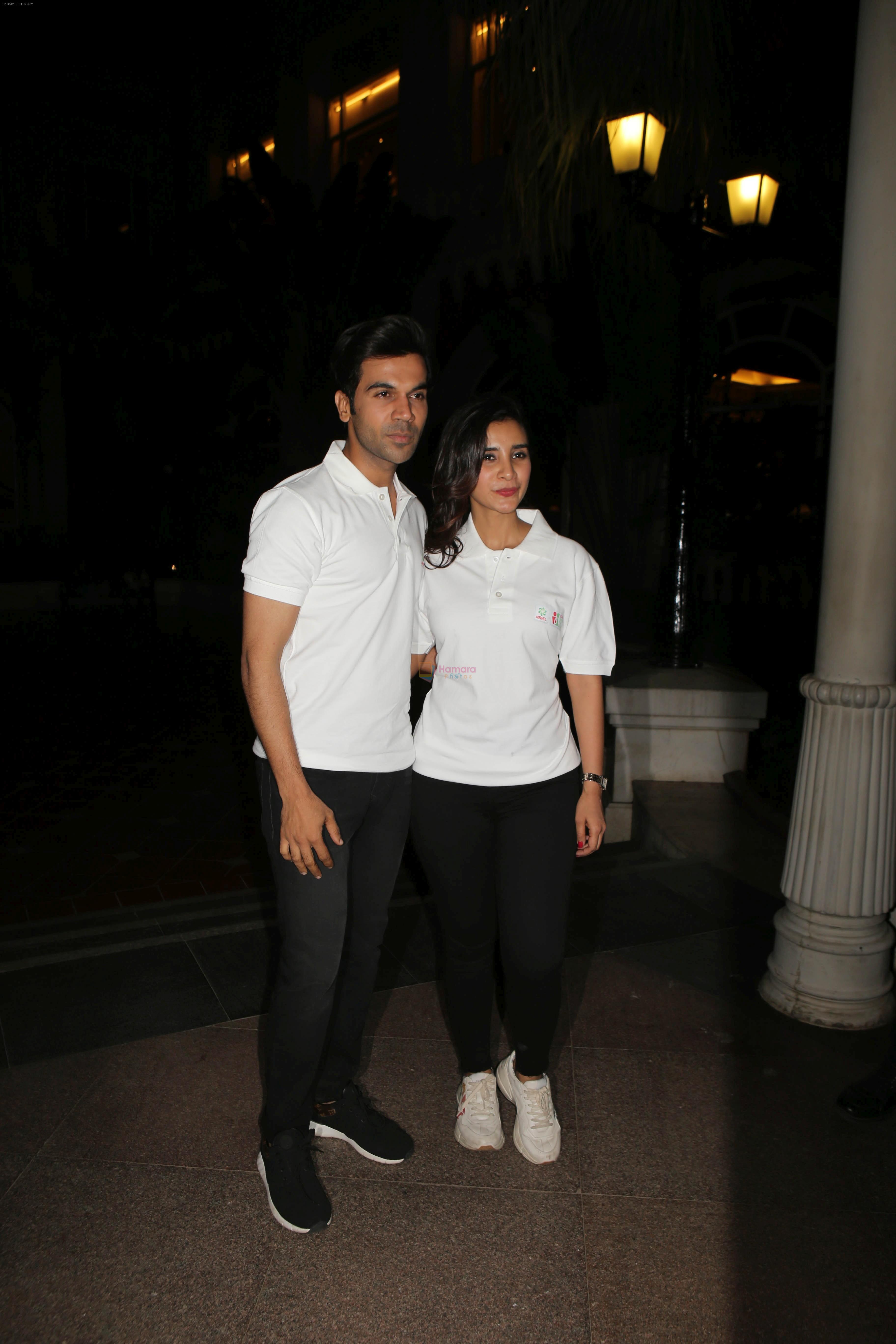 Rajkumar Rao , Patralekha at the launch of Ariel's new film Sons #ShareTheLoad at ITC Grand Central in parel on 7th Feb 2019