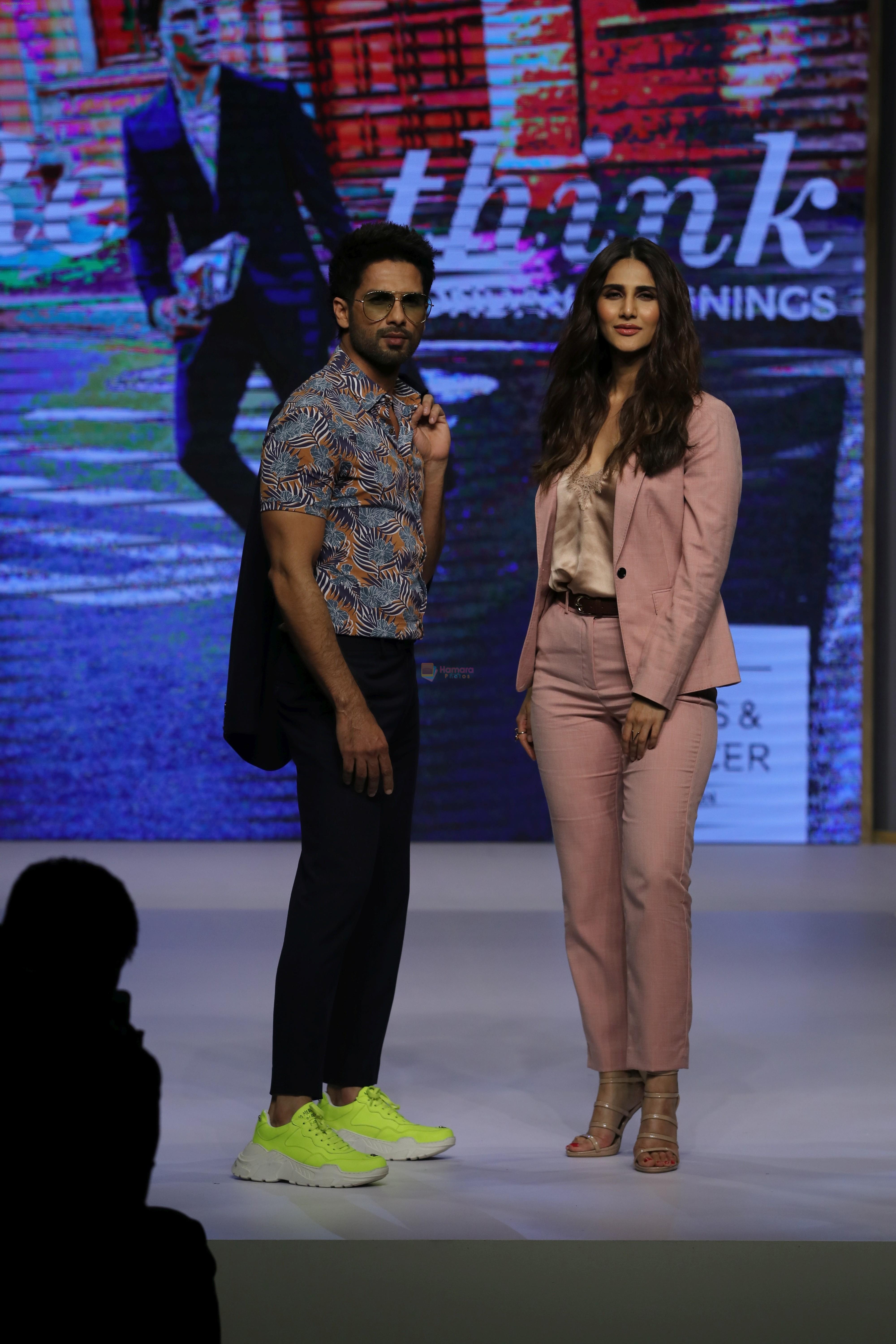 Shahid Kapoor, Vaani Kapoor at Preview of Marks & Spencer Spring Summer Collection 2019 at ITC Grand Central on 7th Feb 2019