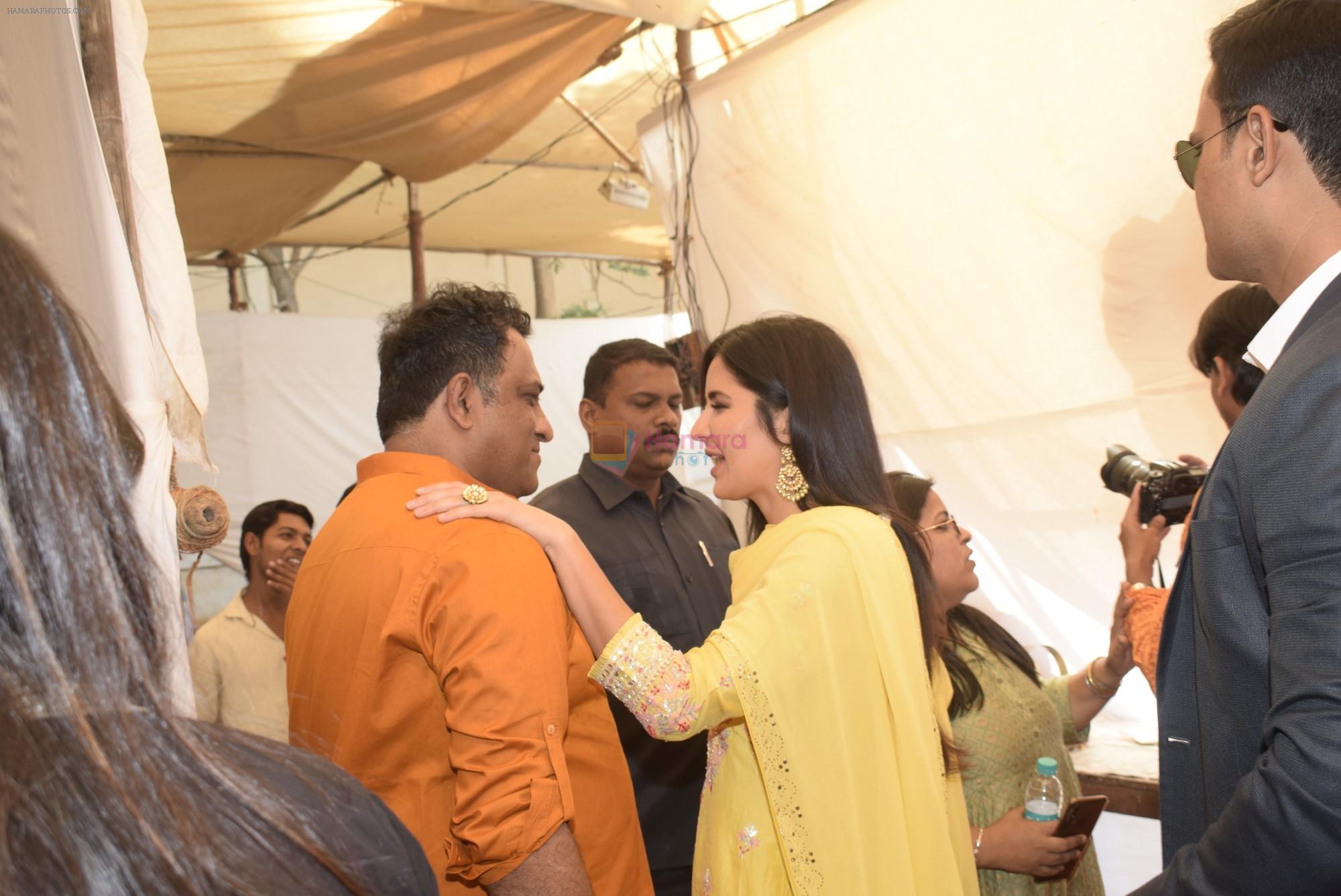 Katrina Kaif at Saraswati pujan at Anurag Basu's house in goregaon on 10th Feb 2019