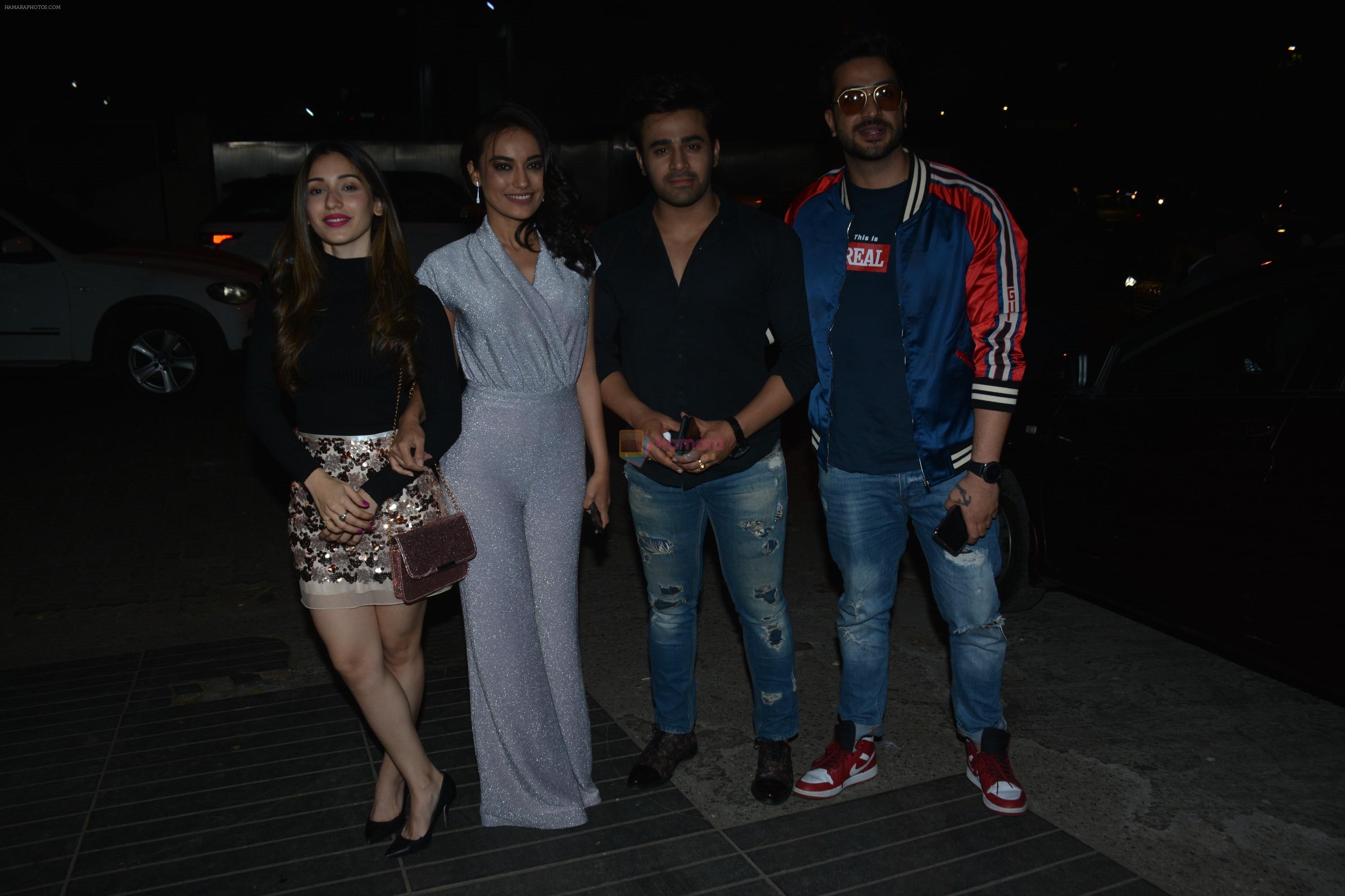 at Rohit Reddy & Anita Hassanandani's party for the launch of thier new single Teri Yaad at bandra on 8th Feb 2019