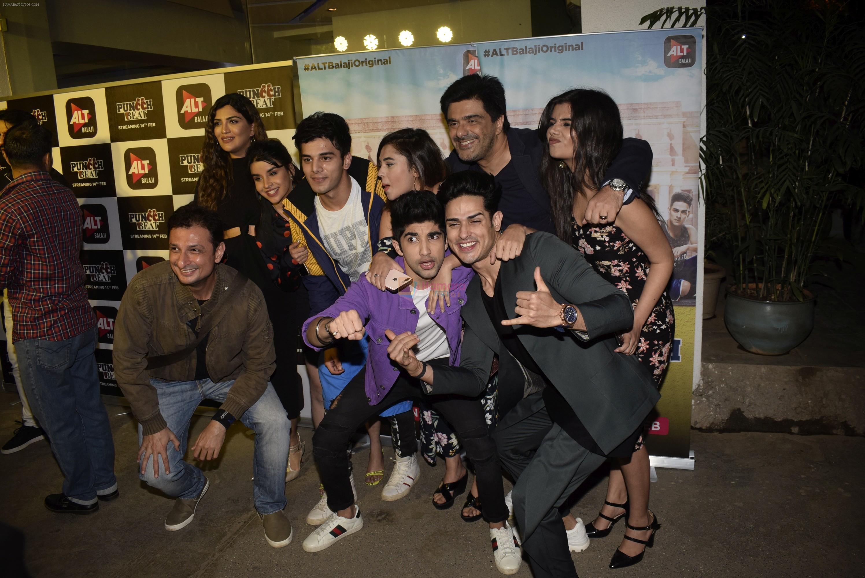 Priyank Sharma at the Screening of Alt Balaji's new web series Punch Beat in Sunny sound juhu on 11th Feb 2019